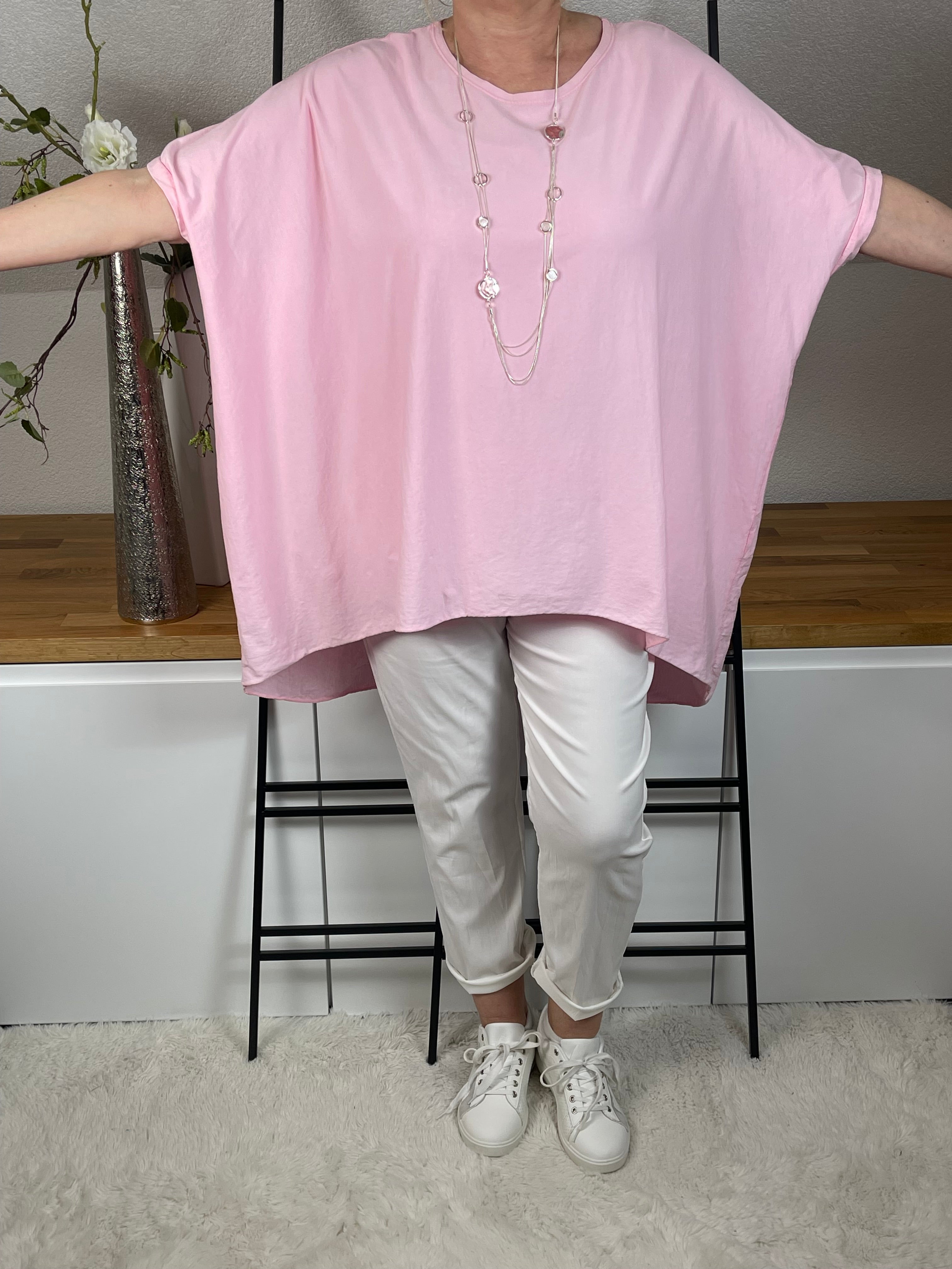 Maxi - Shirt „Brit“ Einheitsgrösse Gr. 38 - 48 in 10 Farben
