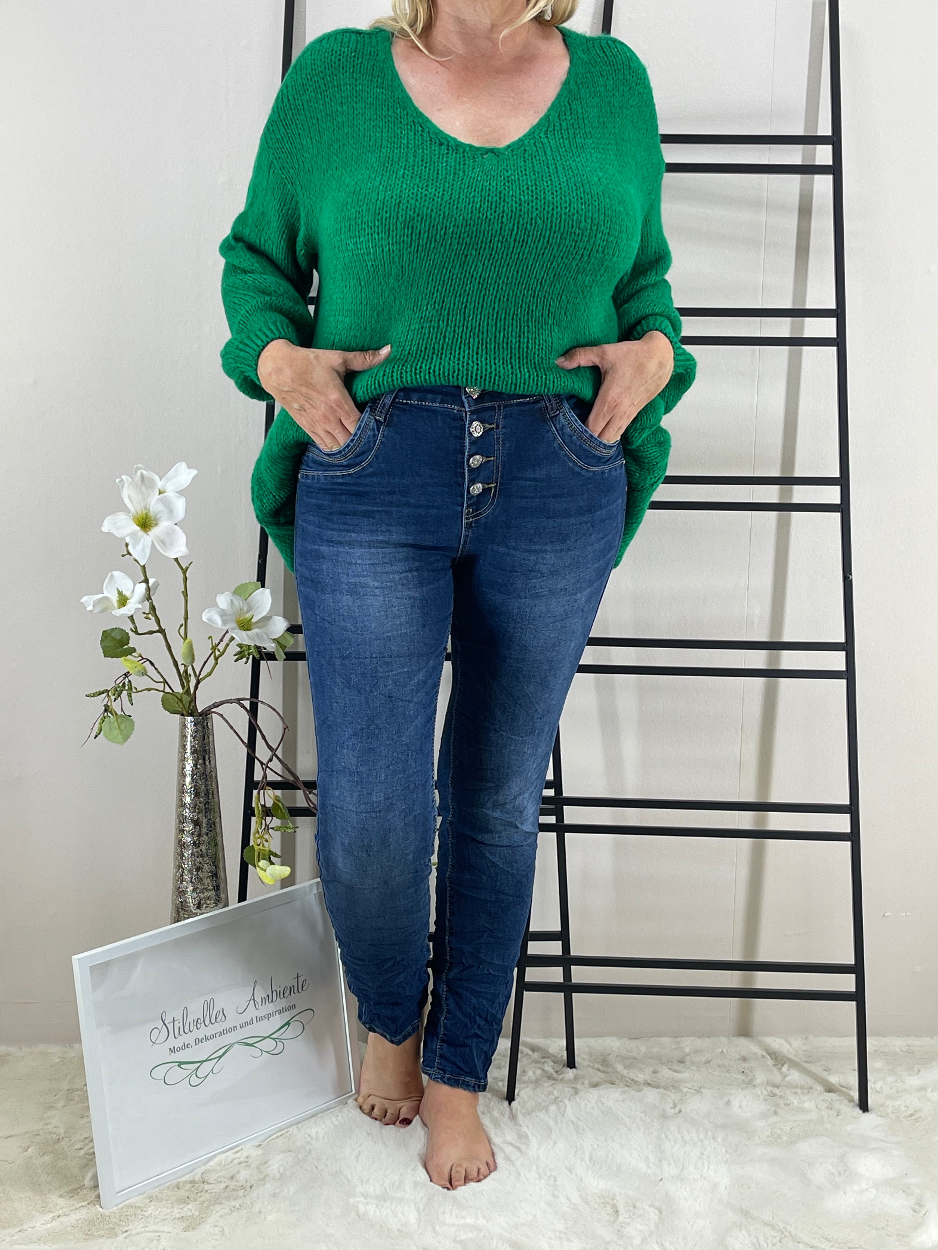Jeans „Alina“ mit „Herz“ Gr. 38 - 48