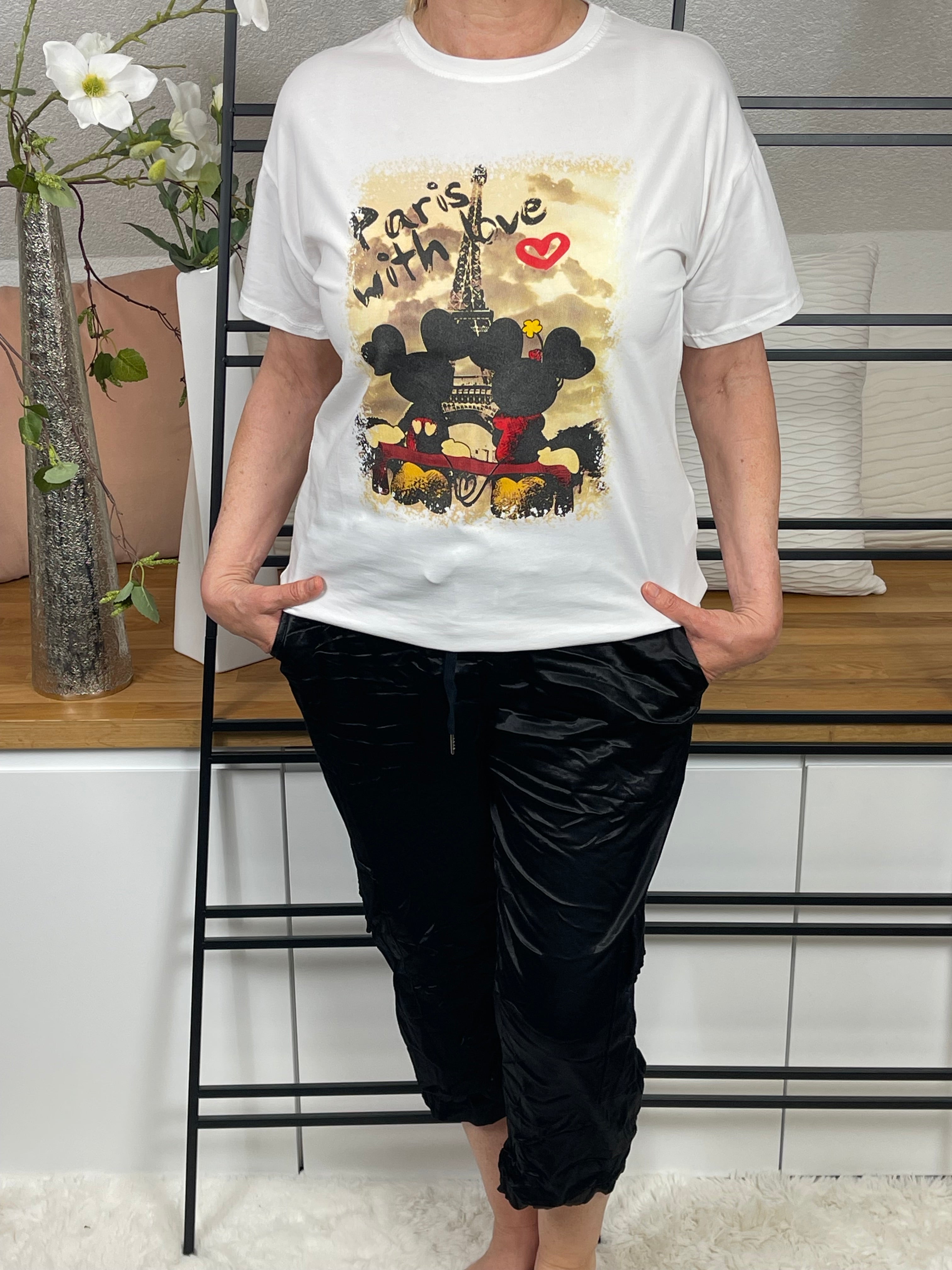 Damen - T - Shirt „Mickey“ Einheitsgrösse Gr. 38 - 42/ 44