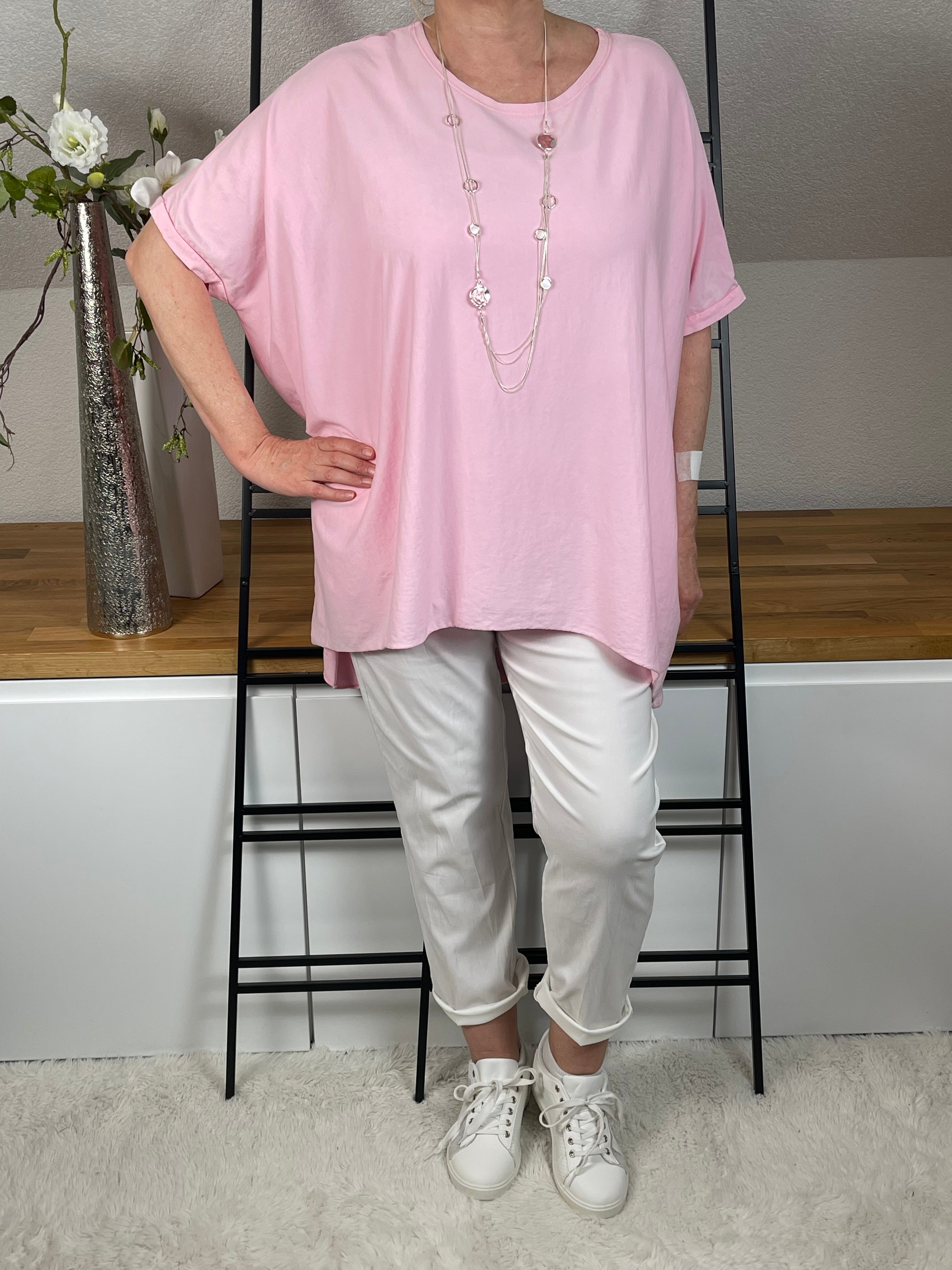 Maxi - Shirt „Brit“ Einheitsgrösse Gr. 38 - 48 in 10 Farben
