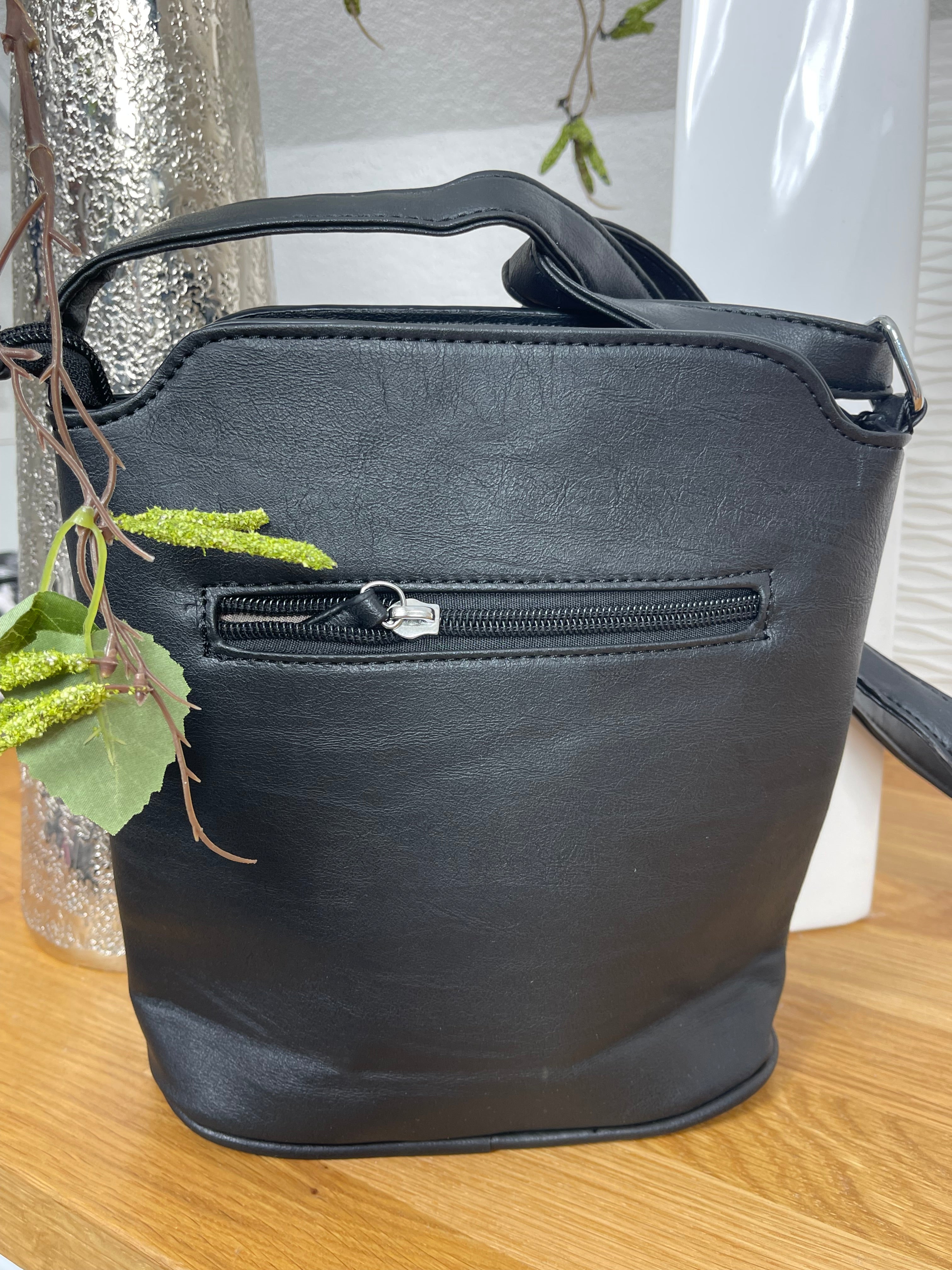 Hochwertige Tasche „Skull“ in schwarz
