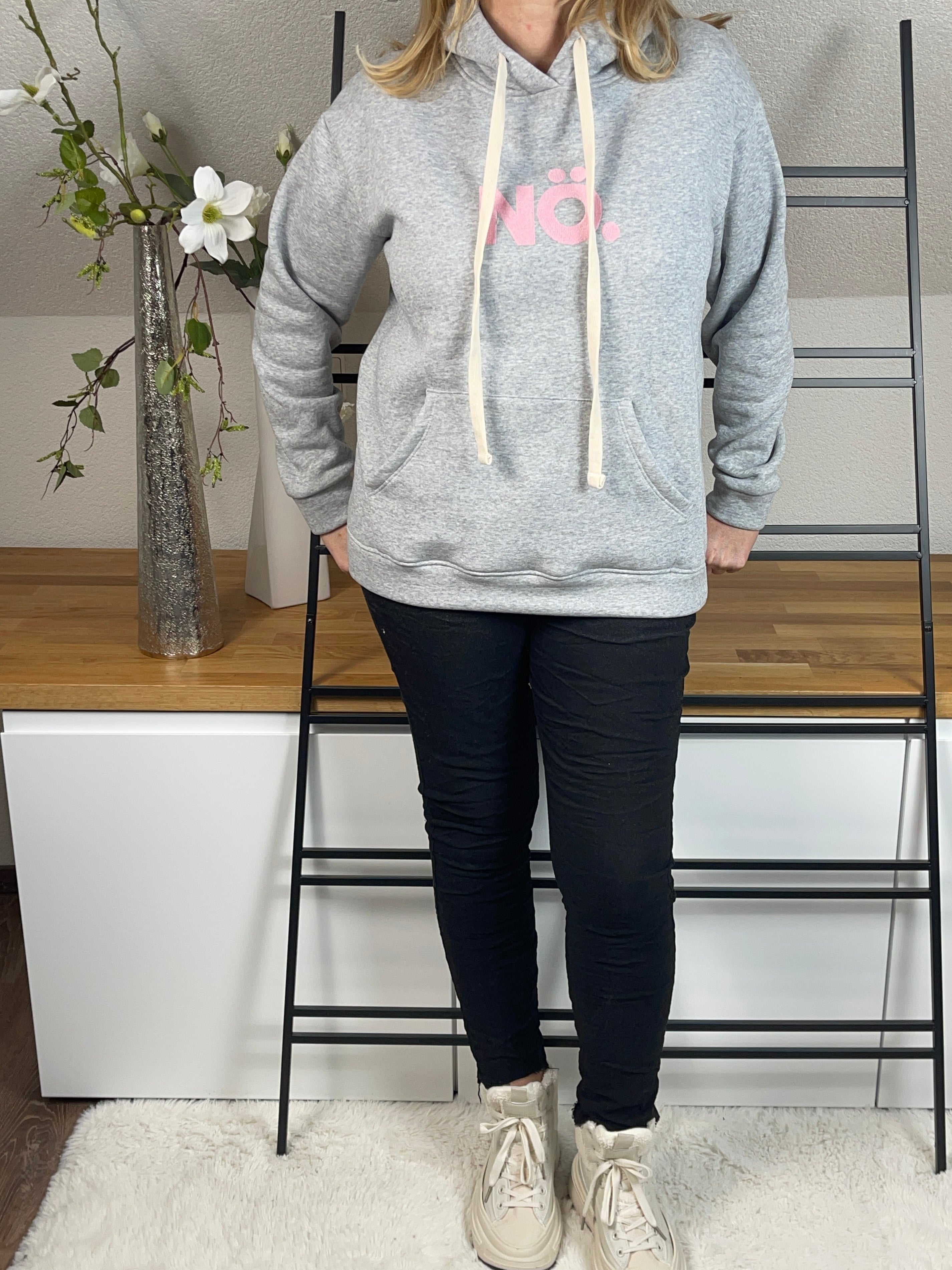 !!!!Keine RETOURE MÖGLICH!!! Hoodie „Nö“ Einheitsgrösse Gr. 36 - 42