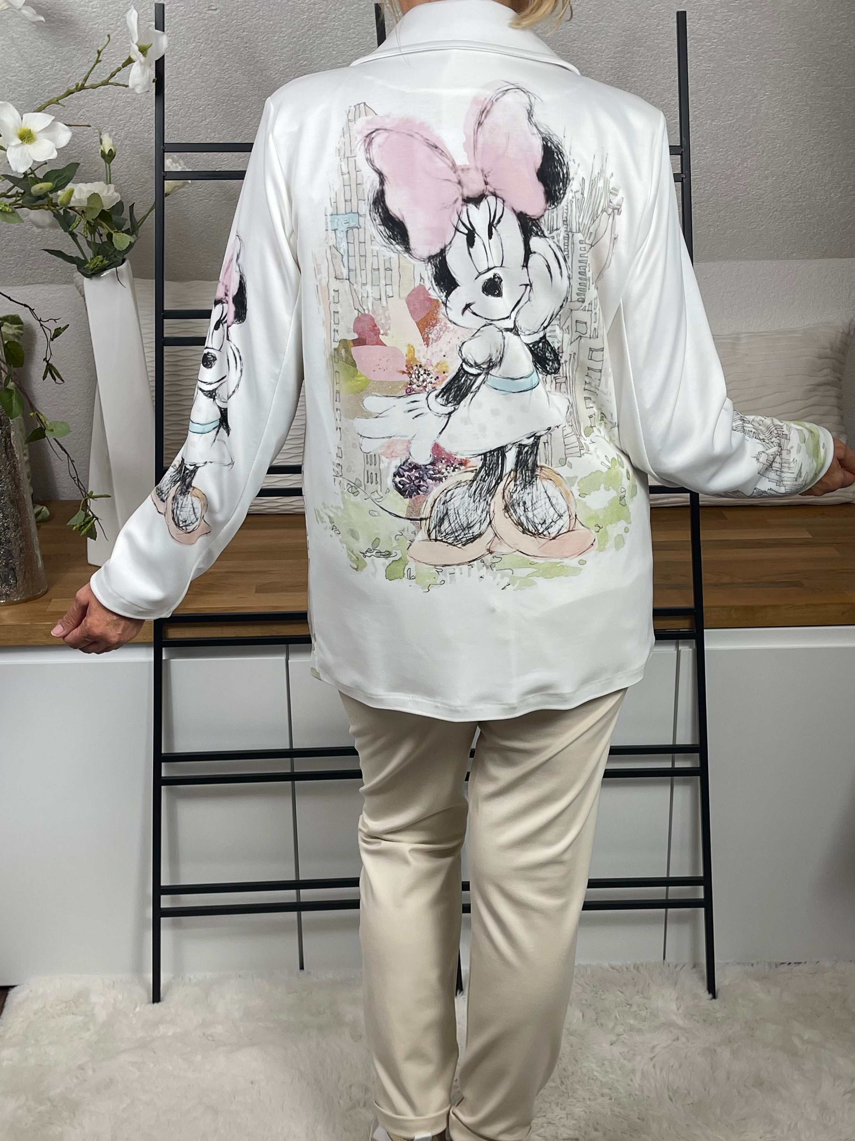 Hochwertiger Damen Blazer „Minney“ mit Glitzer Einheitsgröße Gr. 38 - 44 in 2 Farben