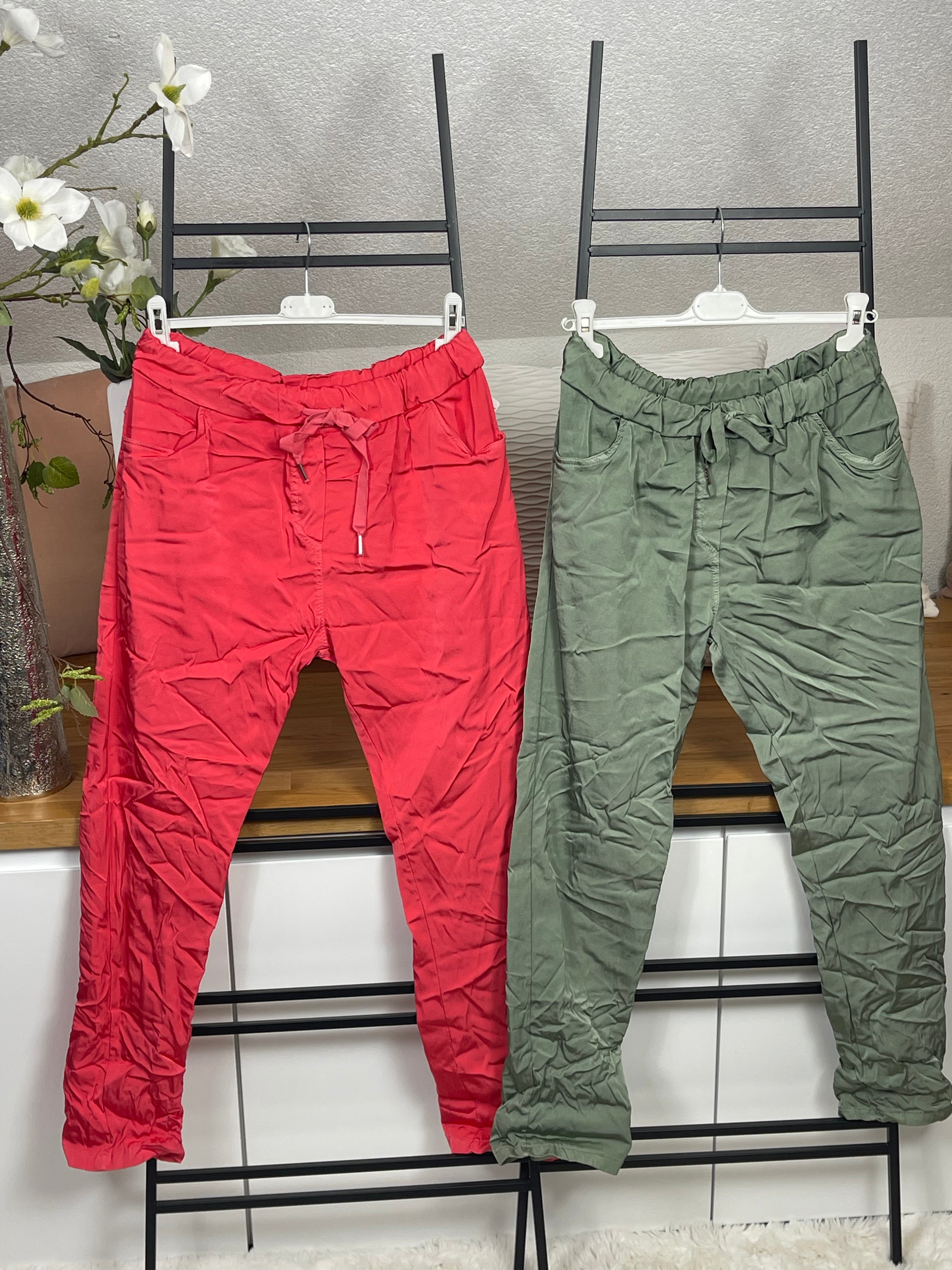 Damen - Jogpant „Shiney“ Einheitsgrösse Gr. 42 - 48+ in 9 Farben