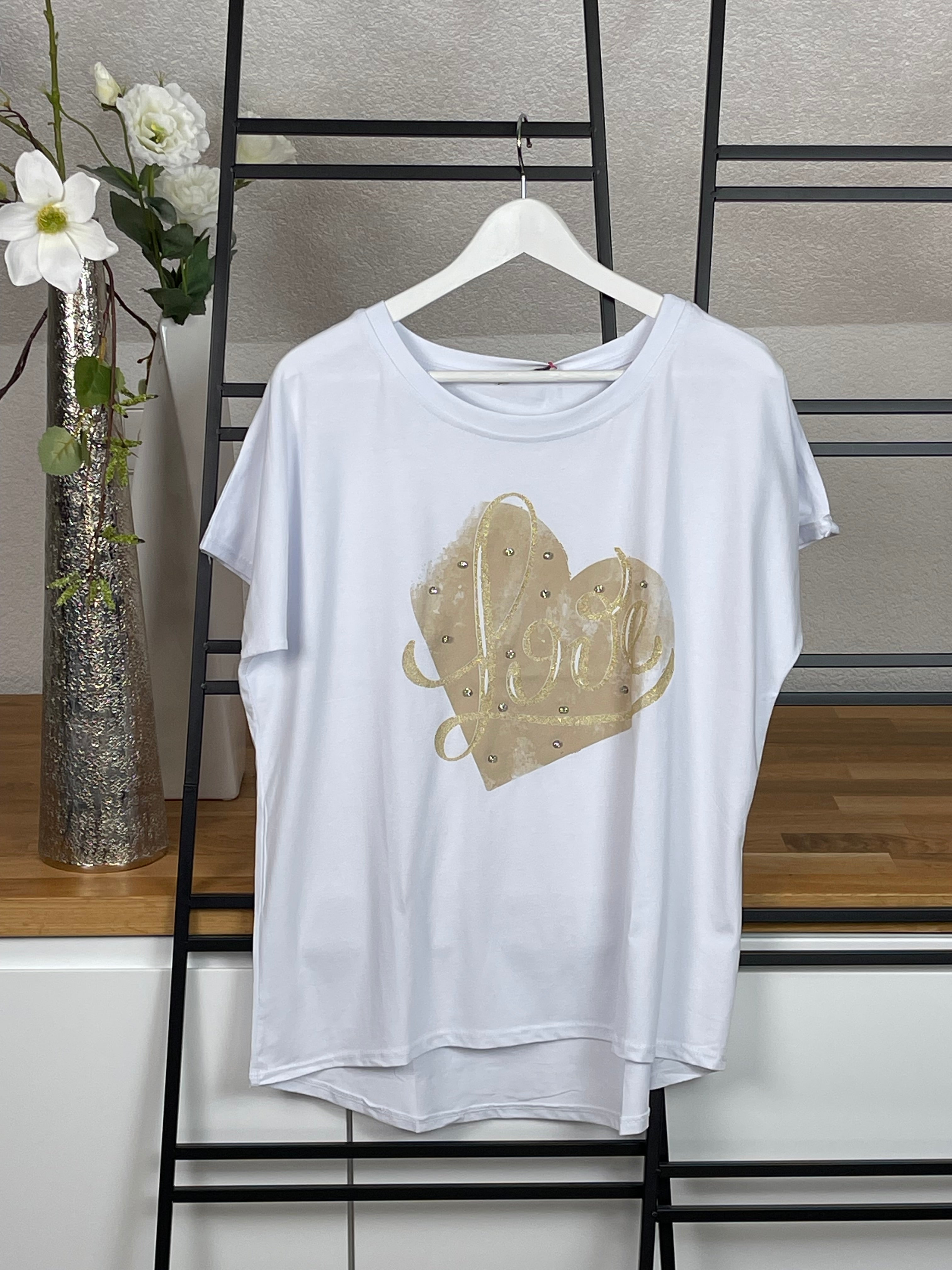 !!!!KEINE RETOURE MÖGLICH!!!! T - Shirt „Love“ Einheitsgrösse Gr. 38 - 44