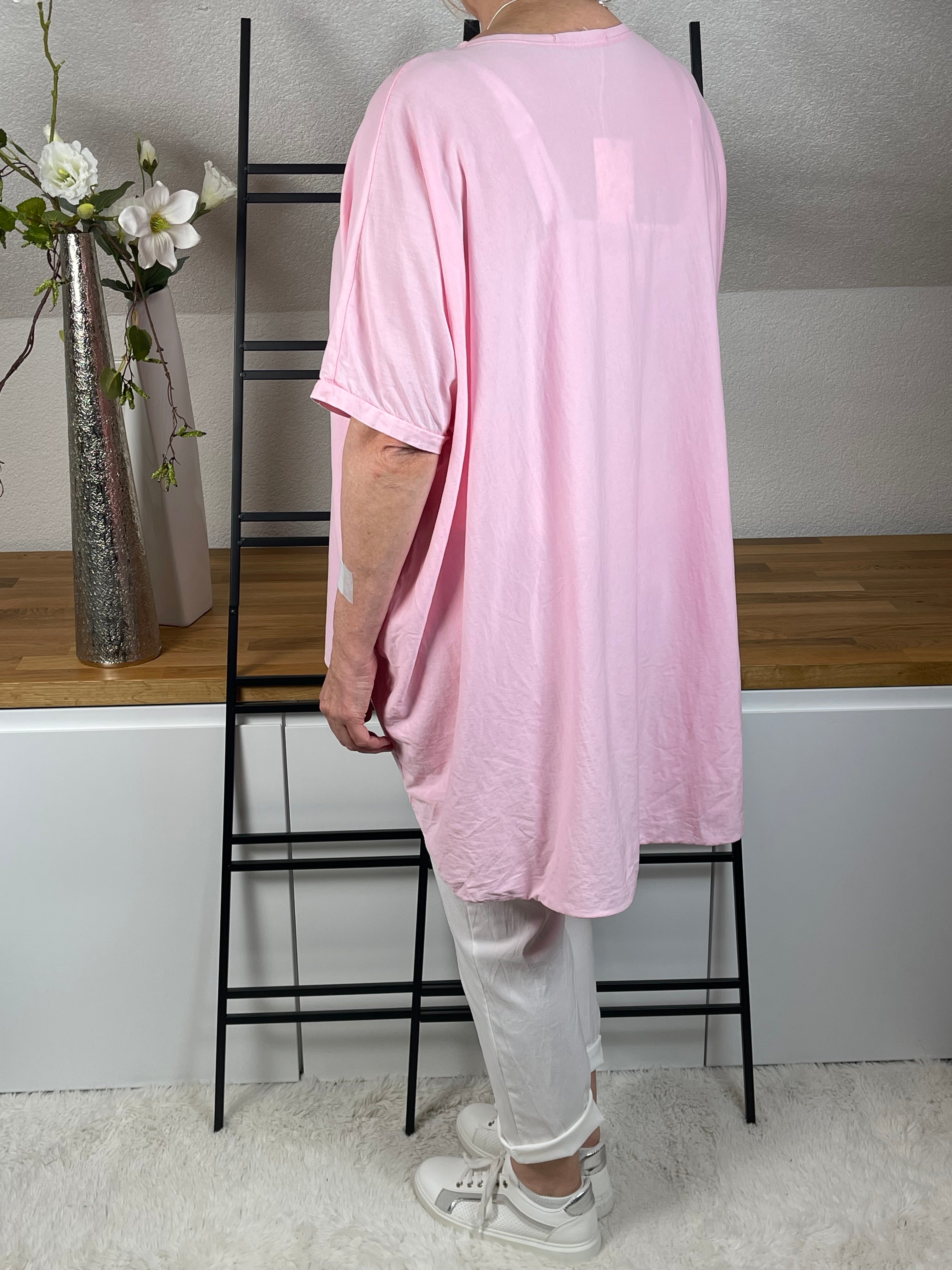 Maxi - Shirt „Brit“ Einheitsgrösse Gr. 38 - 48 in 10 Farben