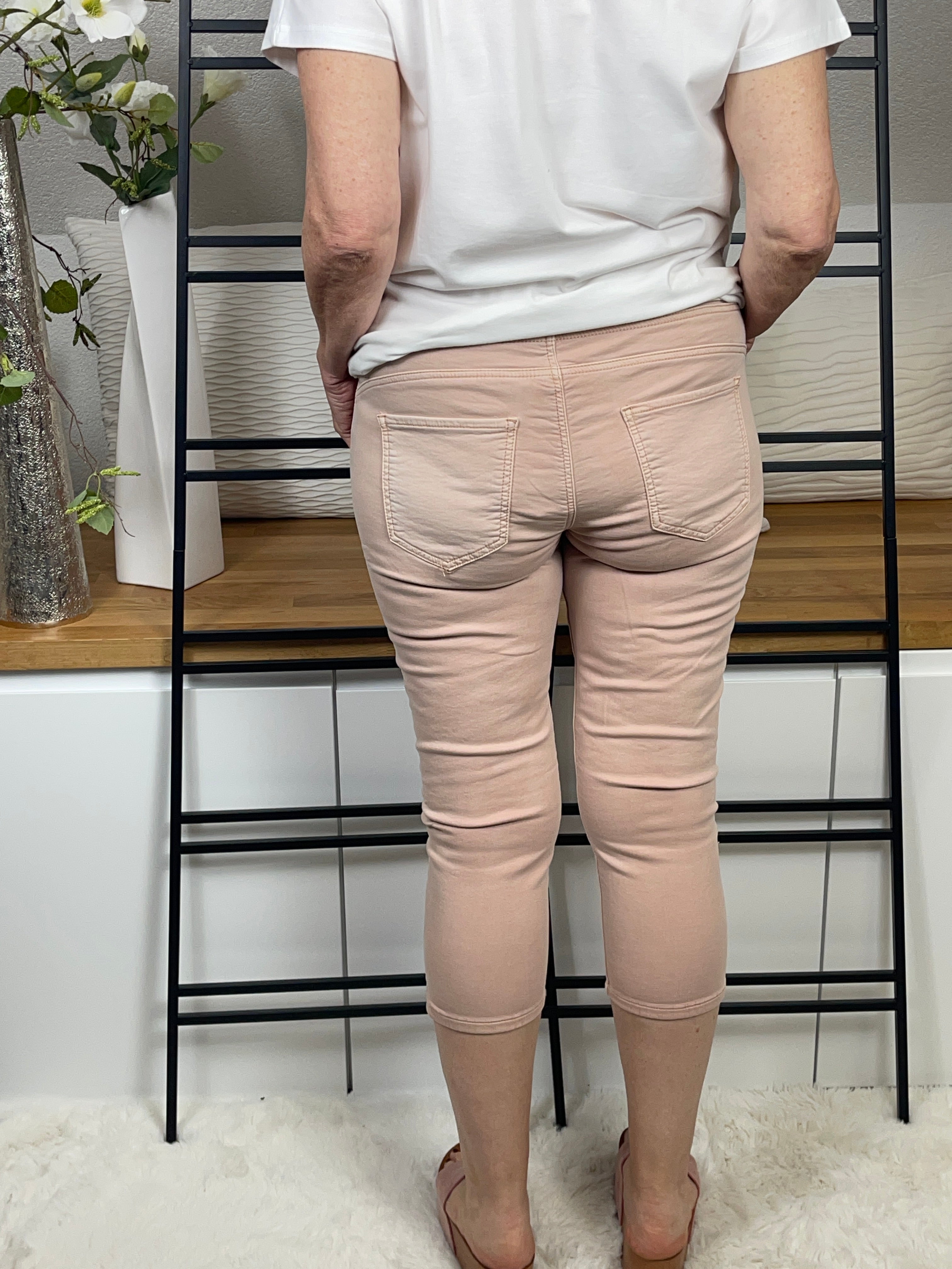 3/4 Jeans mit Kordel Gr. 36 - 44