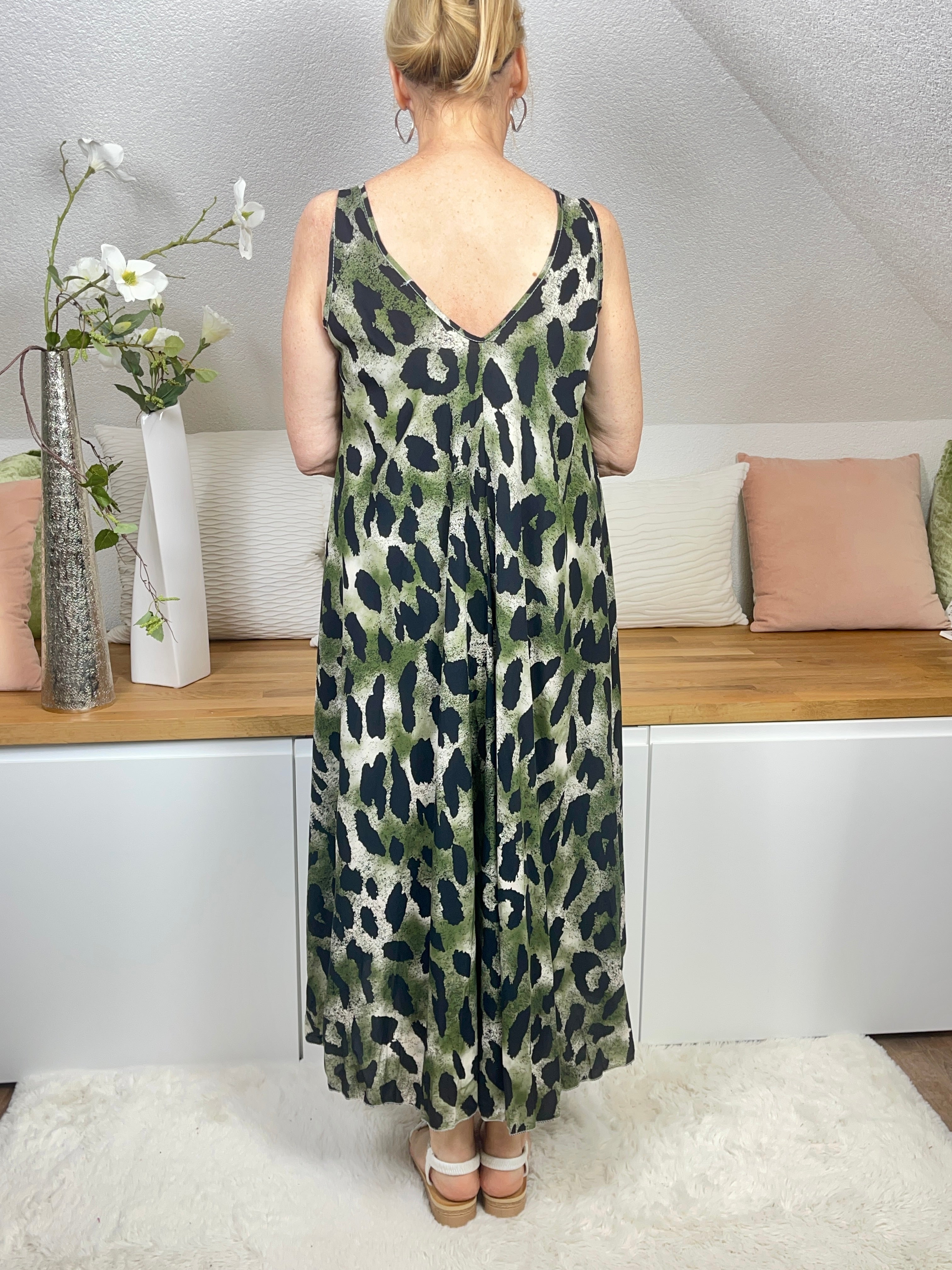 Damen - Kleid „Animal Print“ EinheitsgrösseGr. 36 - 42 in 5 Farben