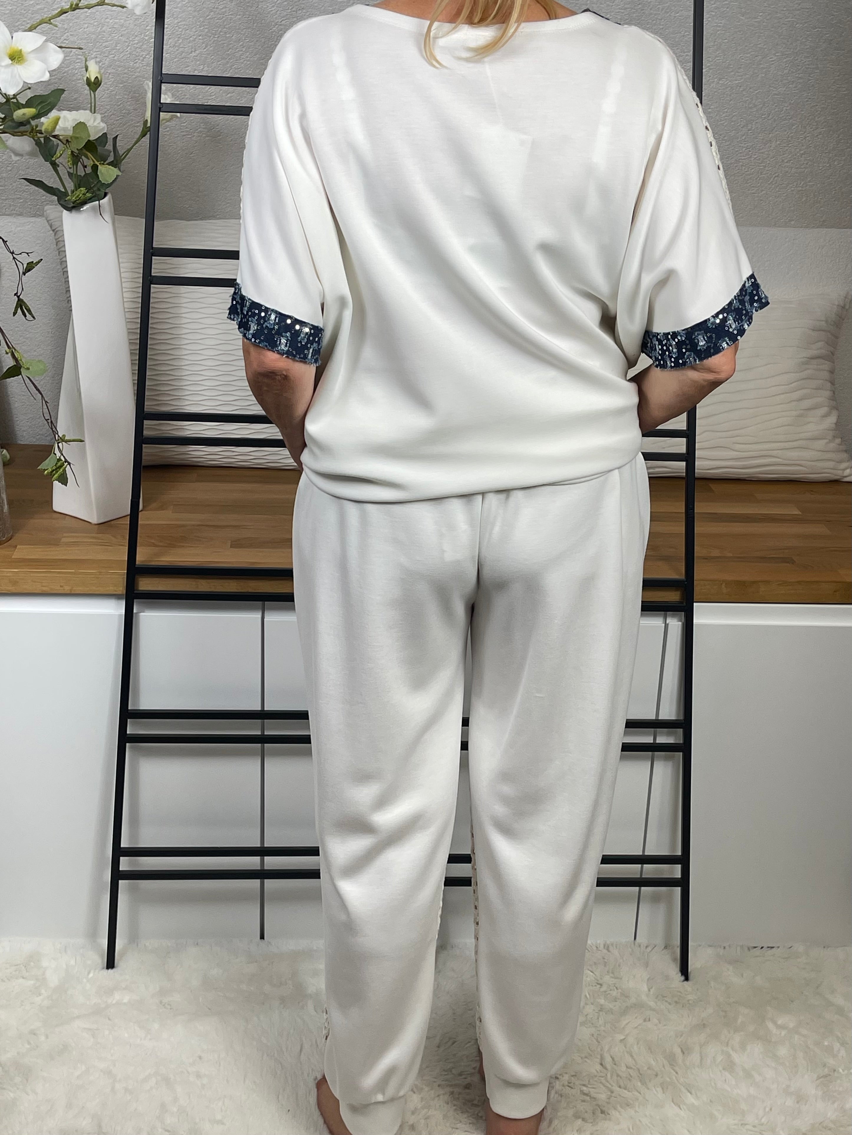 Damen Jogpant „Fluffi - Elegance“ Einheitsgrösse Gr. 42/44 - 50/52 in 2 Varianten