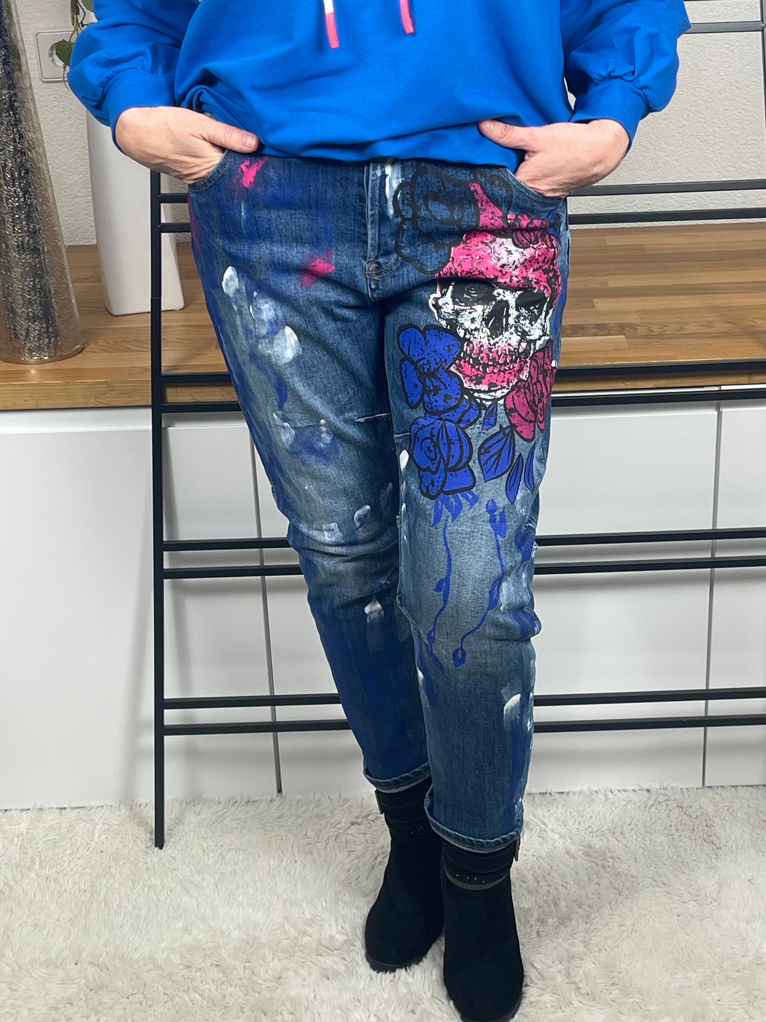 !!!!KEINE RETOURE MÖGLICH!!!!
Jeans „Skully“ Gr. 38 - 44
