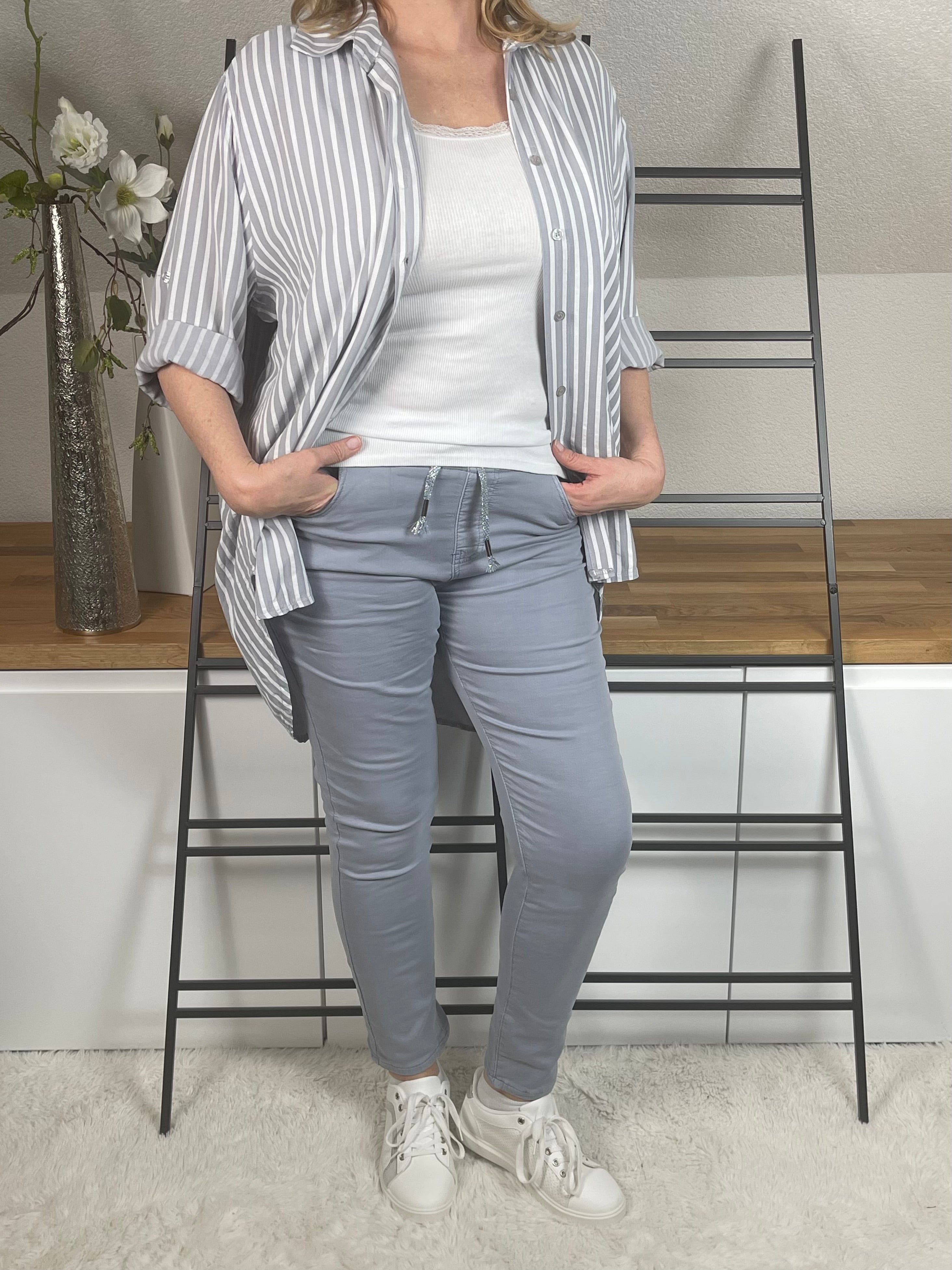 Jeans - Jogpant „Joggi“ Einheitsgrösse Gr. 36 - 44 in 3 Farben