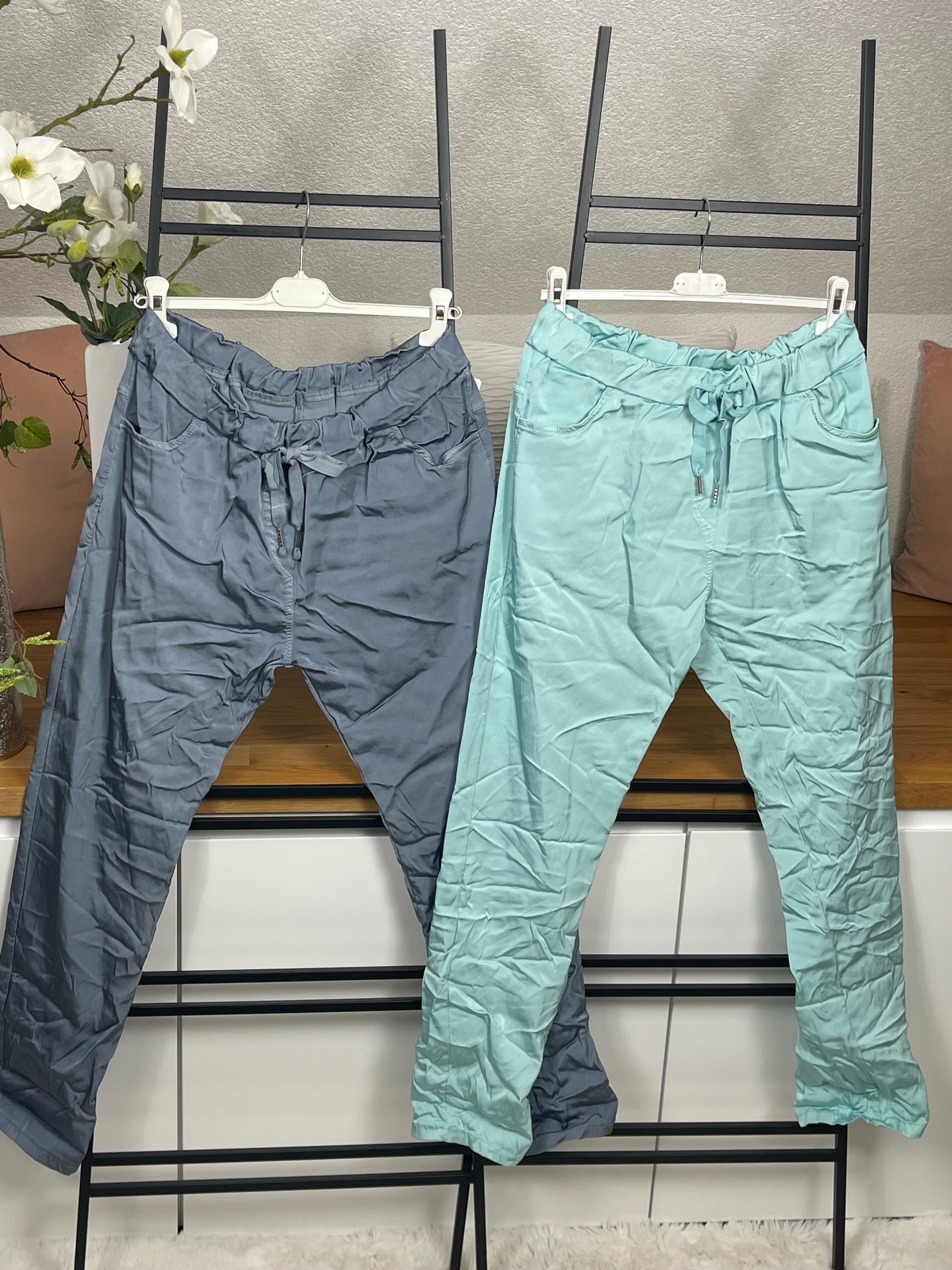 Damen - Jogpant „Shiney“ Einheitsgrösse Gr. 42 - 48+ in 9 Farben