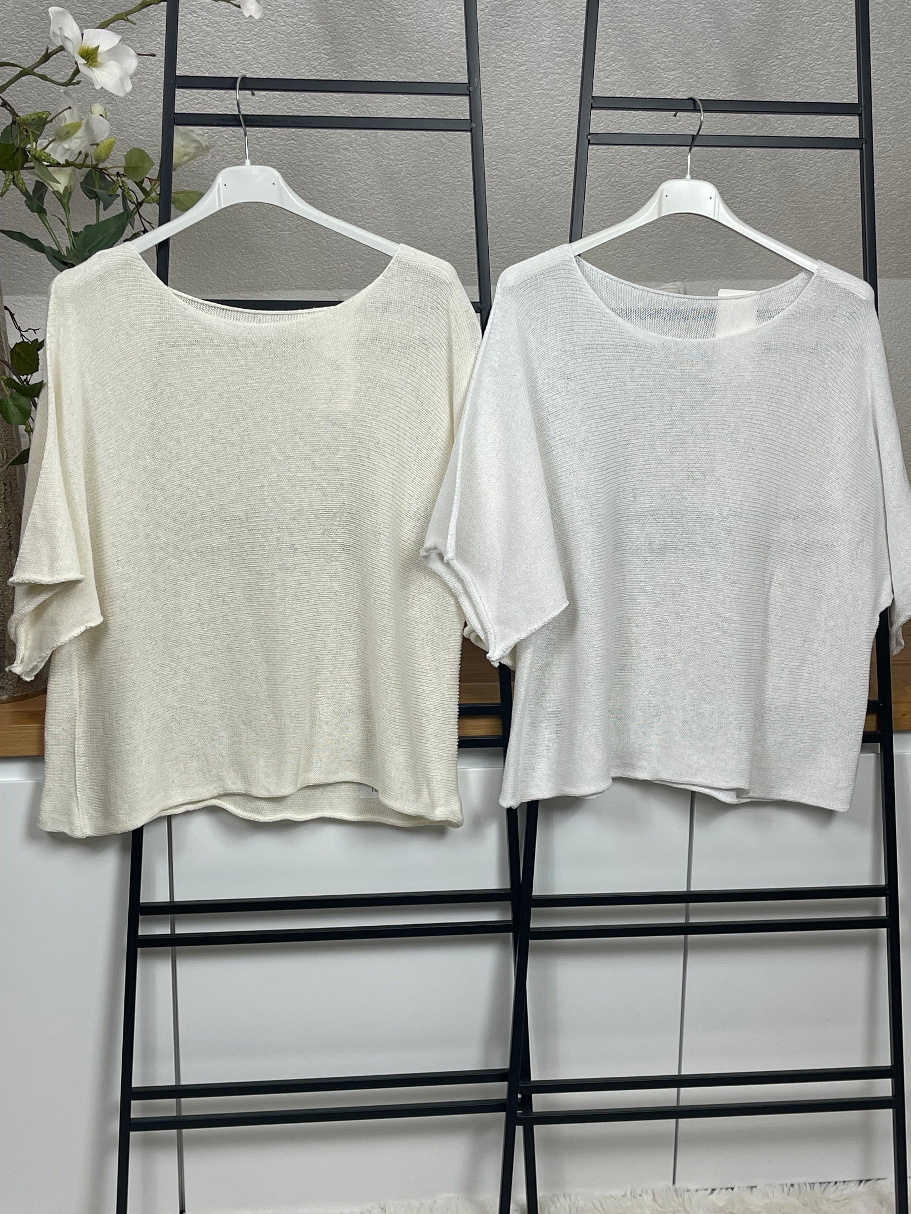 Damen Pullover - Shirt „Feinstrick“ Einheitsgröße Gr. 36 - 40 in 8 Farben