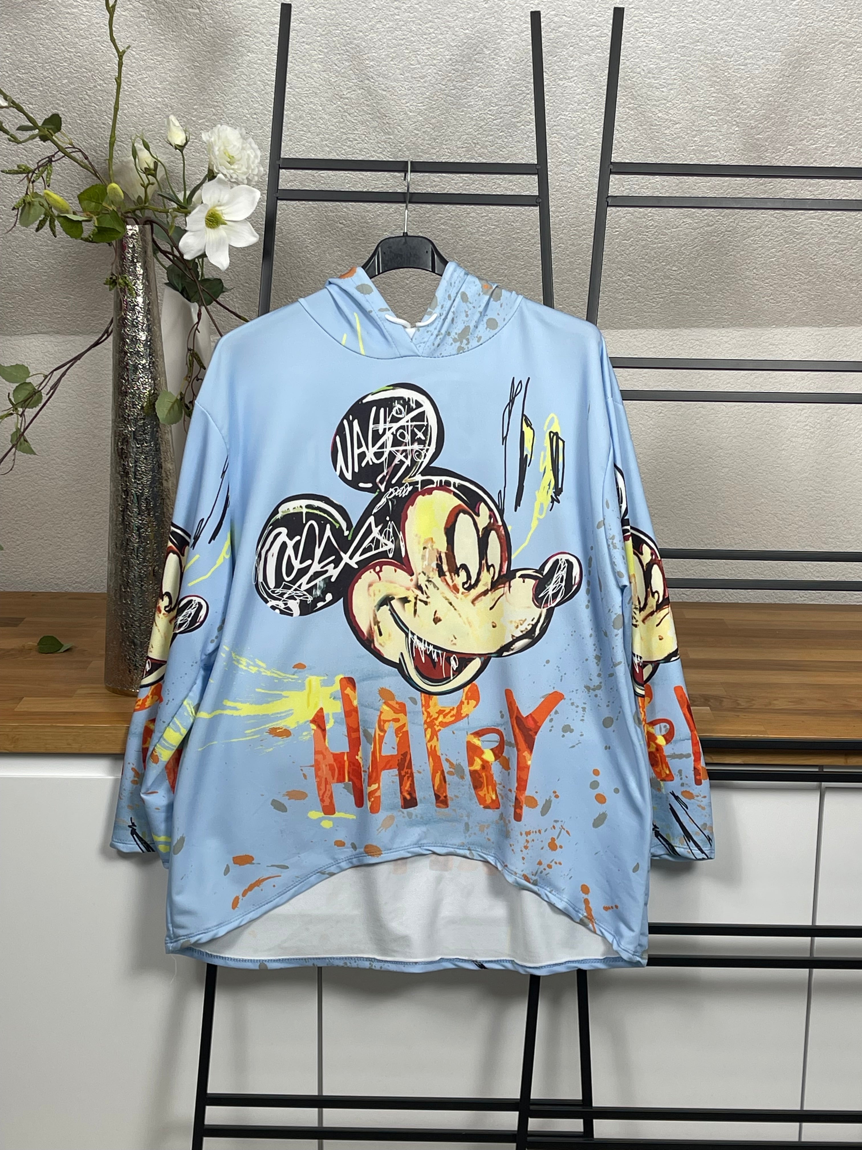 Damen - Hoodie „Mickey“ Einheitsgrösse Gr. 38 - 44 in 2 Farben