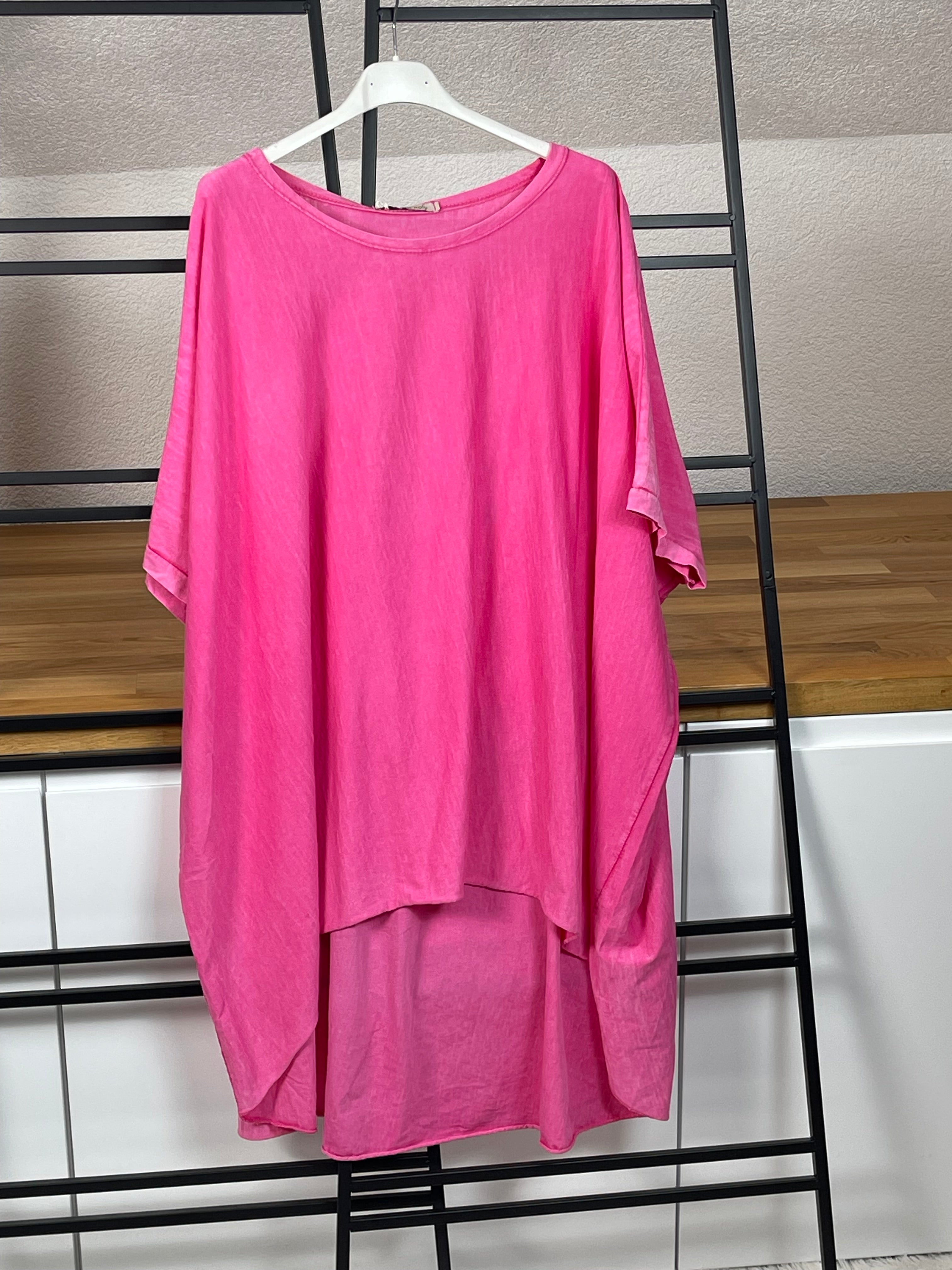 Maxi - Shirt „Brit“ Einheitsgrösse Gr. 38 - 48 in 10 Farben