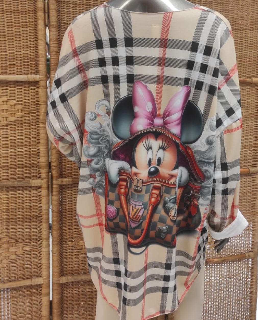 Damen -Maxi - Pullover „Mickey - Minney - Mouse“ Einheitsgrösse Gr. 44 - 50 in 4 Varianten