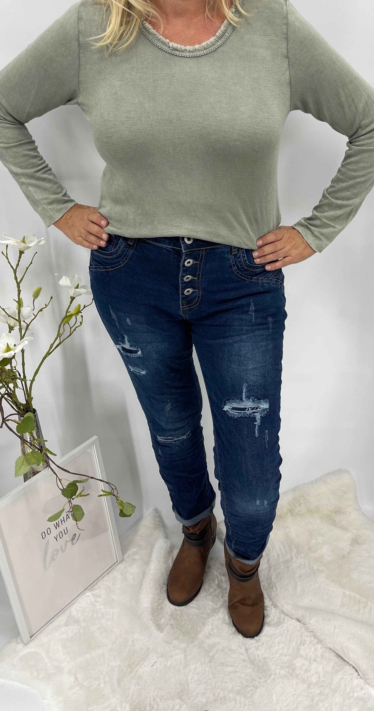 Shirt „Feinstrick“ Einheitsgrösse Gr. 36 - 40/42