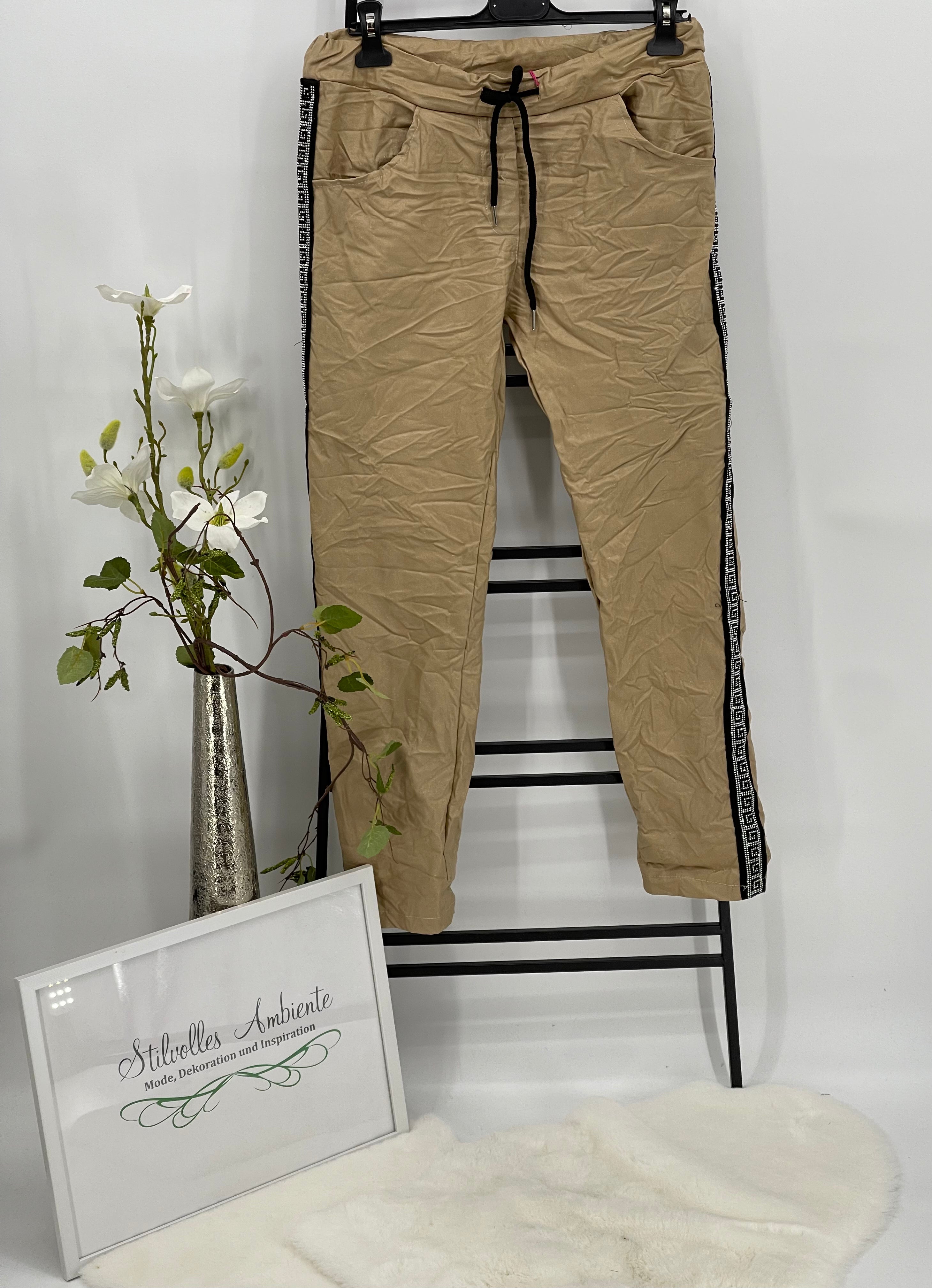 Jogpant „Lederimitat“ Einheitsgrösse Gr. 38 - 42 in 5 Farben