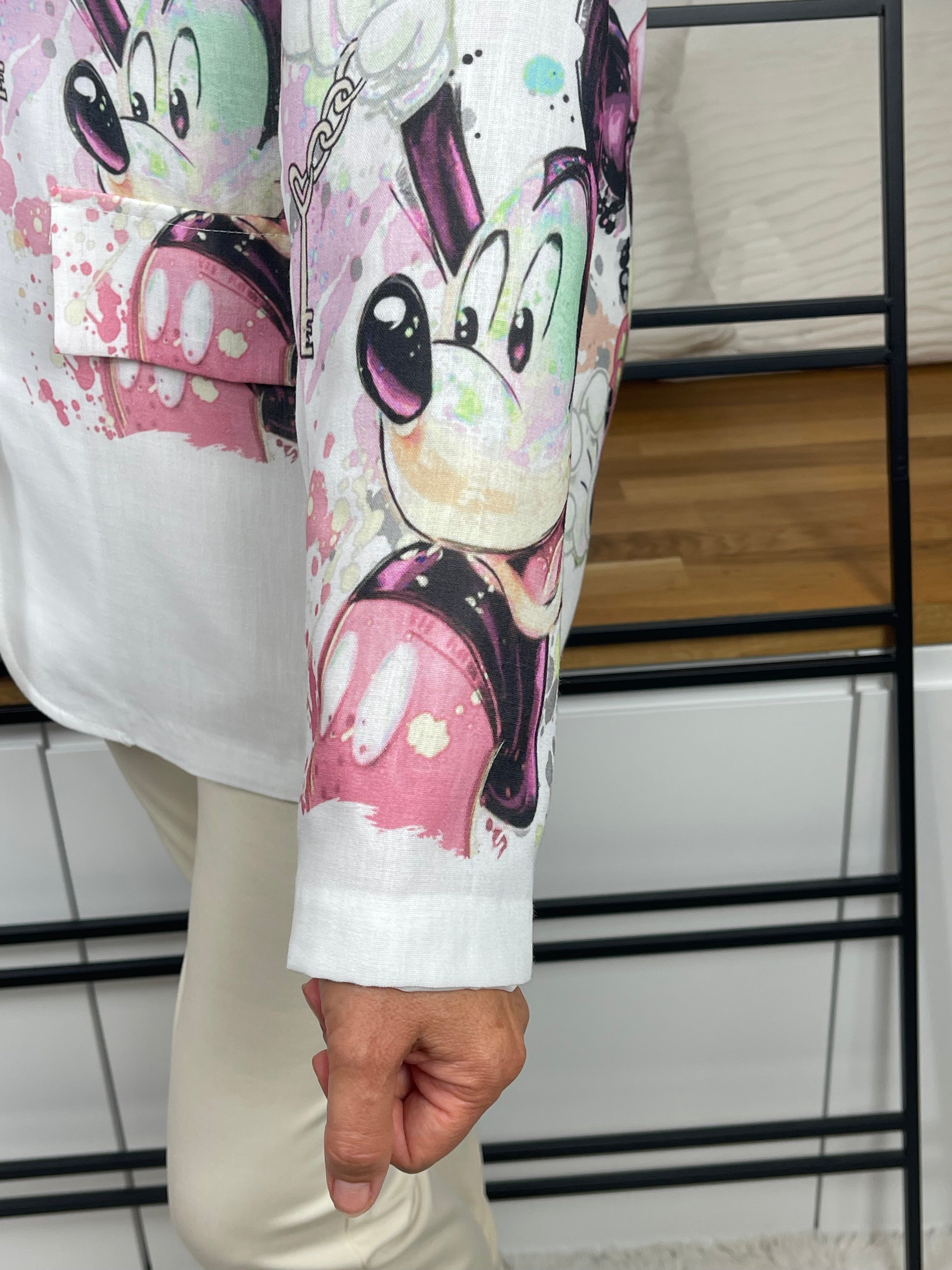 Hochwertiger Damen Blazer „Mickey und Minney“ Einheitsgröße Gr. 38 - 44 in 2 Farben