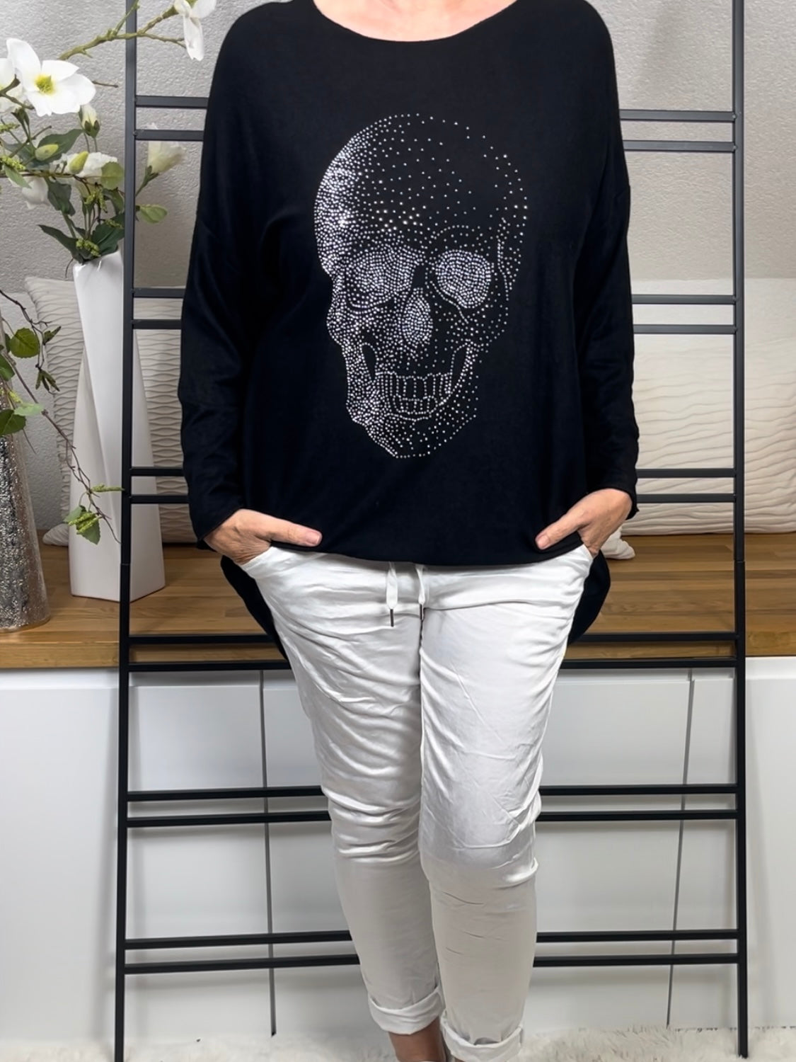 Pullover  „Skull -Rob“ von Gr. 38 - 44/46