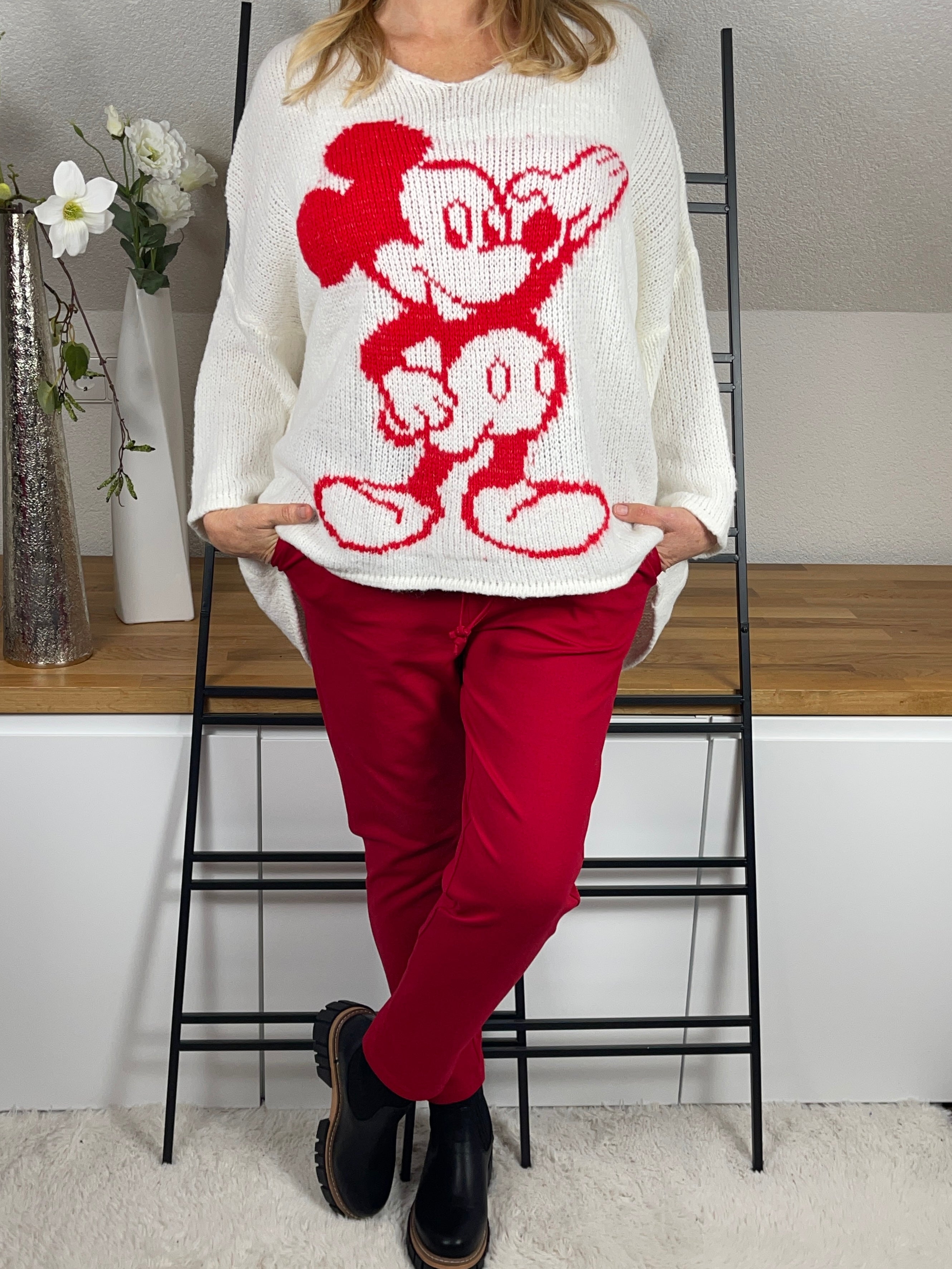 Damen -Pullover „Mickey Mouse“ in 2 Farben