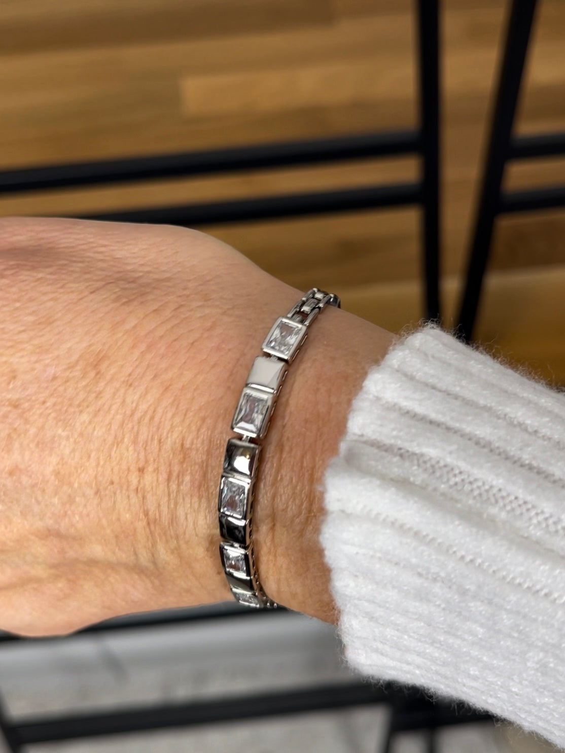Elegantes Armband Rosé- und Gelbgold – Silber Plated