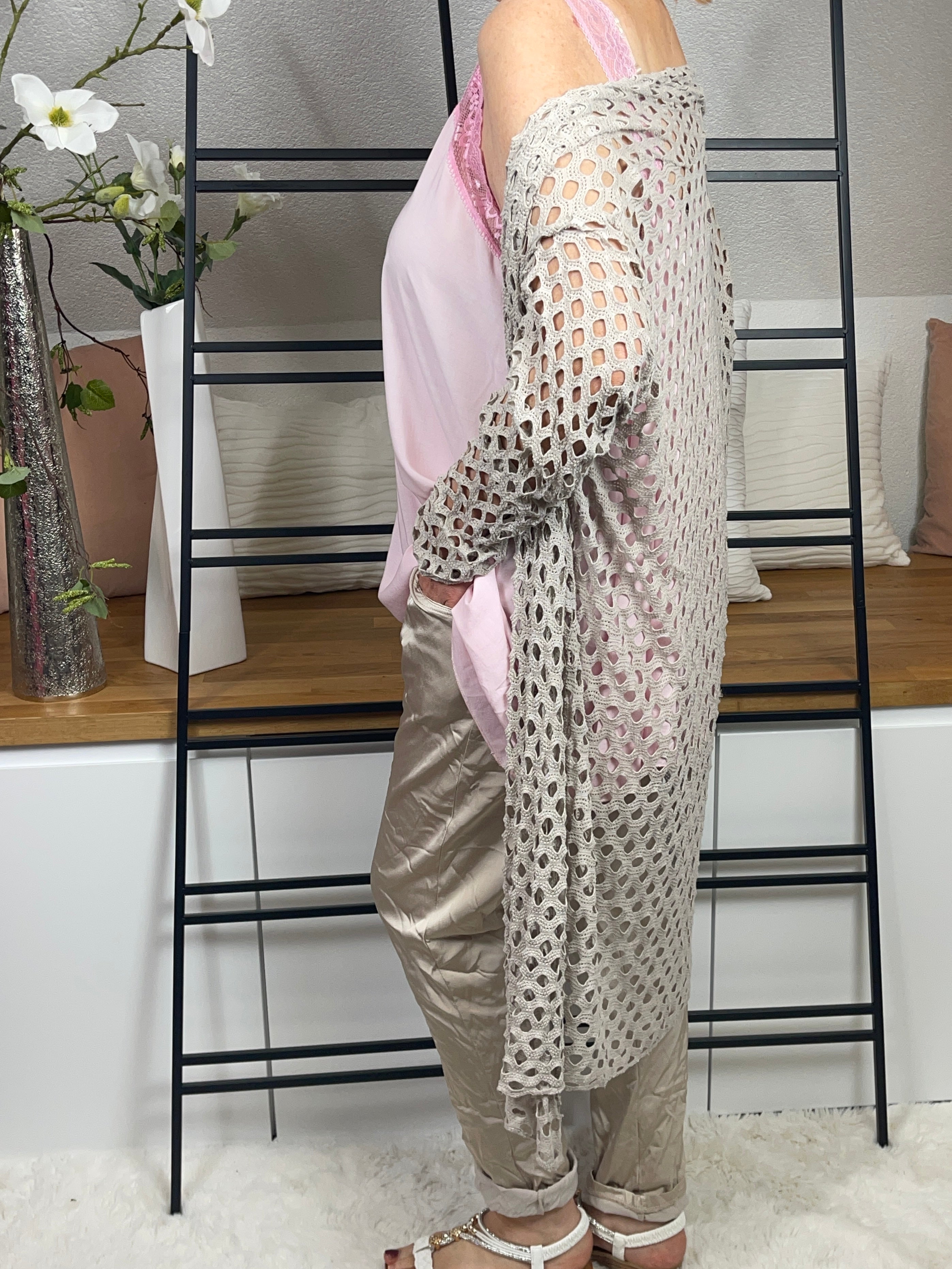 Cardigan „Lochi“ Einheitsgrösse Gr. 36 - 44/46