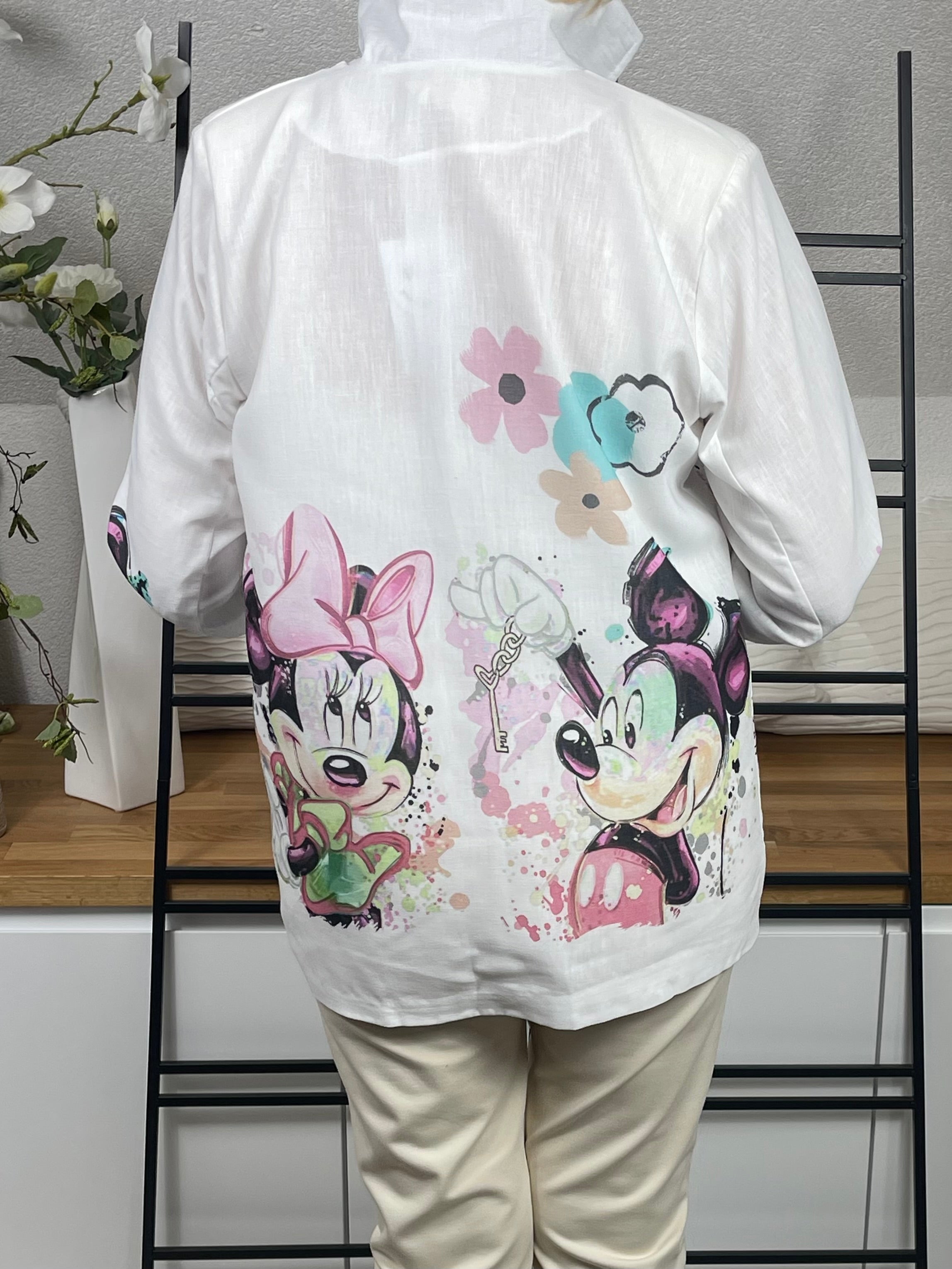 Hochwertiger Damen Blazer „Mickey und Minney“ Einheitsgröße Gr. 38 - 44 in 2 Farben