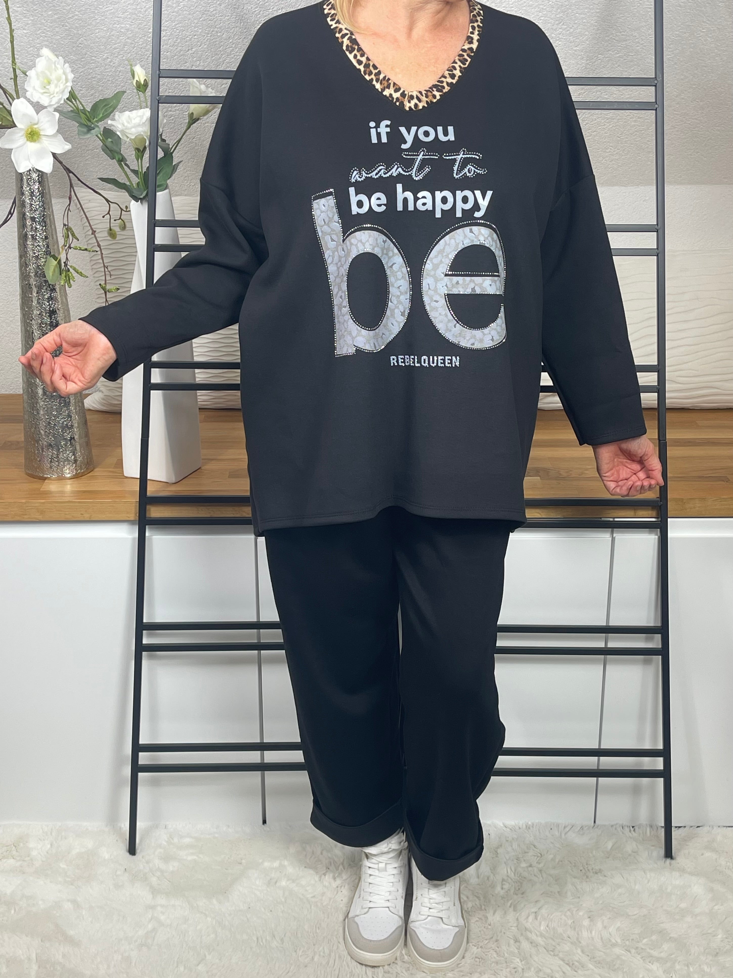 !!!!AKTION!!!!                         Damen - „Fluffi“ Pullover Einheitsgrösse Gr. 38 - 44 in schwarz