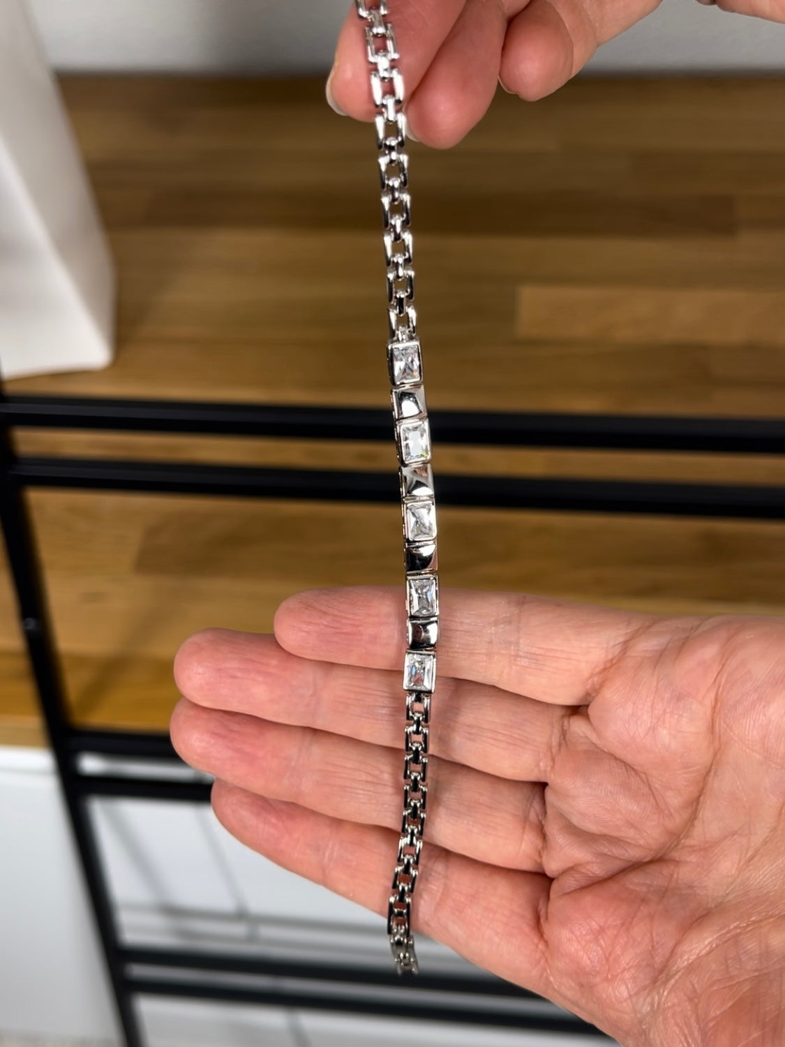 Elegantes Armband Rosé- und Gelbgold – Silber Plated