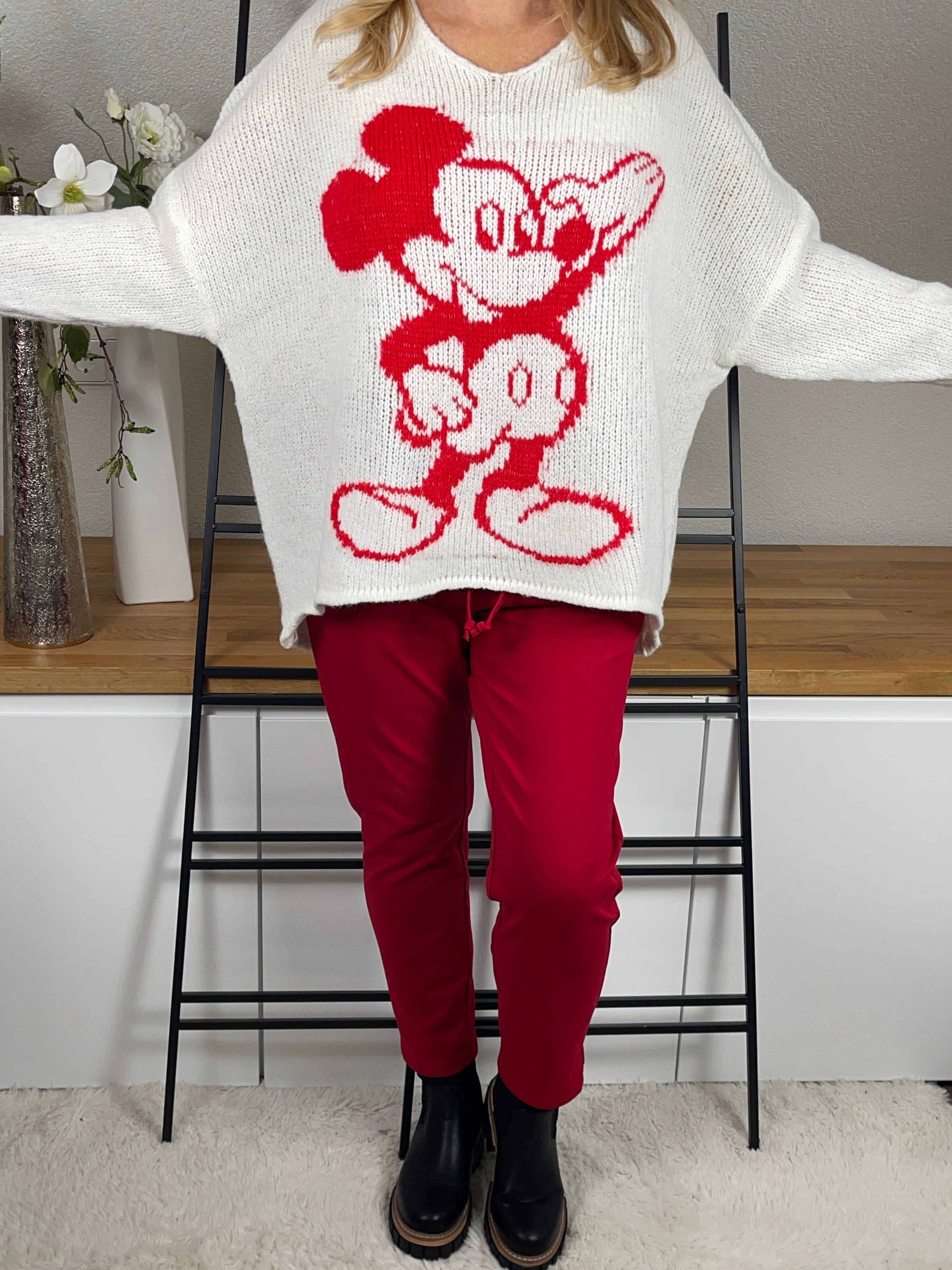 Damen -Pullover „Mickey Mouse“ in 2 Farben
