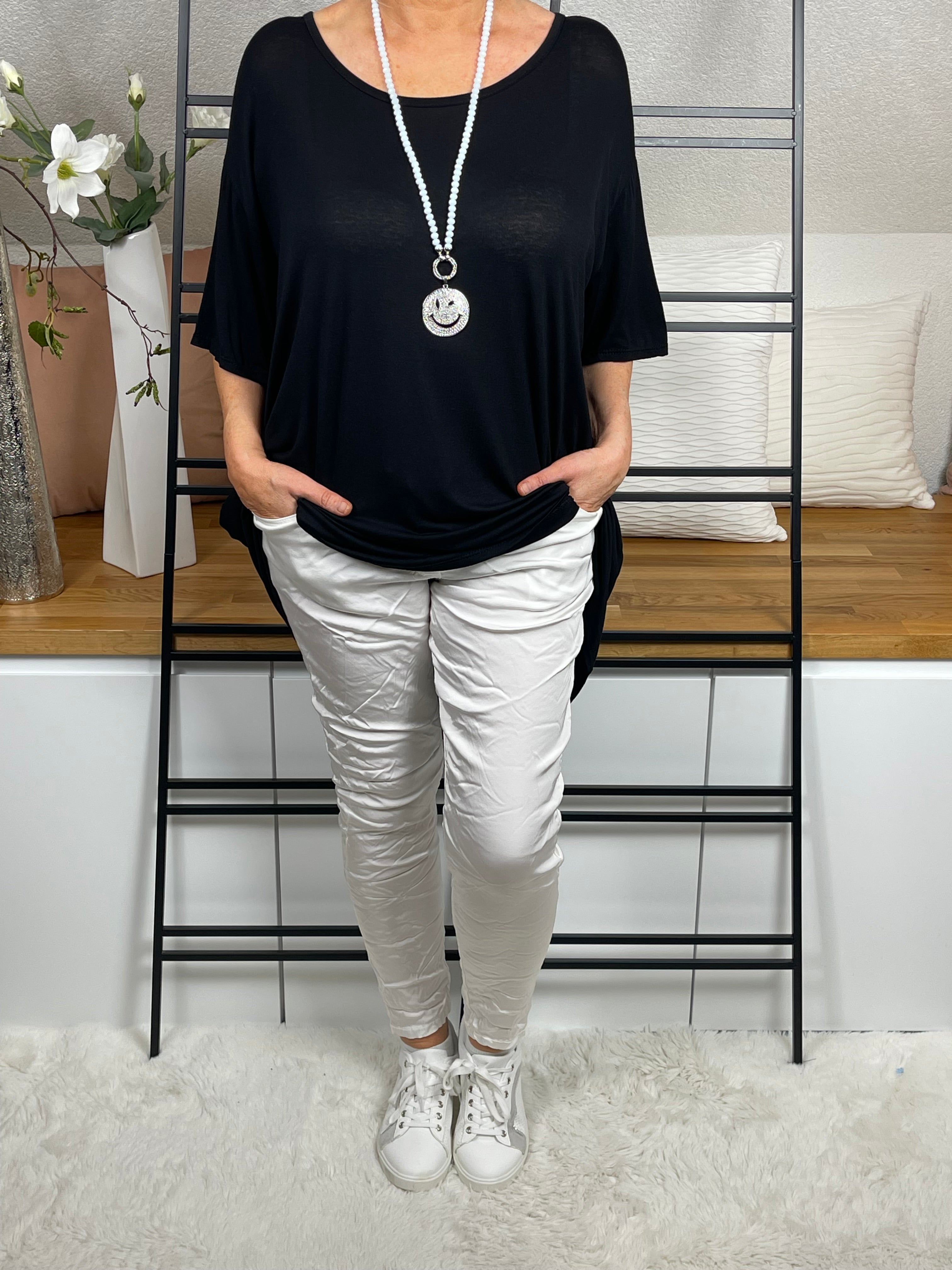 Damen Maxi - Shirt - Kleid Einheitsgrösse Gr. 44 - 48+ in 3 Farben
