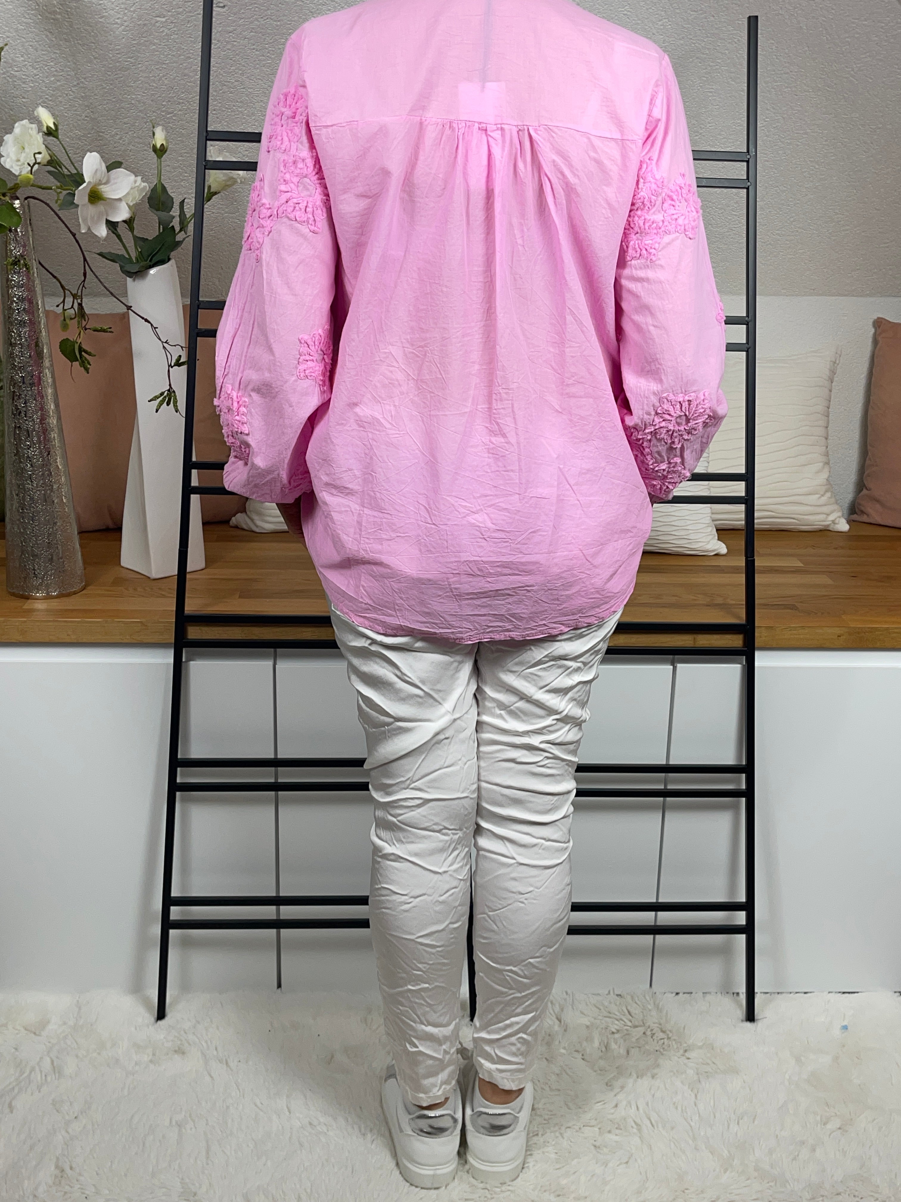 Dame - Bluse „Blütentraum“ Einheitsgrösse Gr. 36 - 42 in 2 Farben
