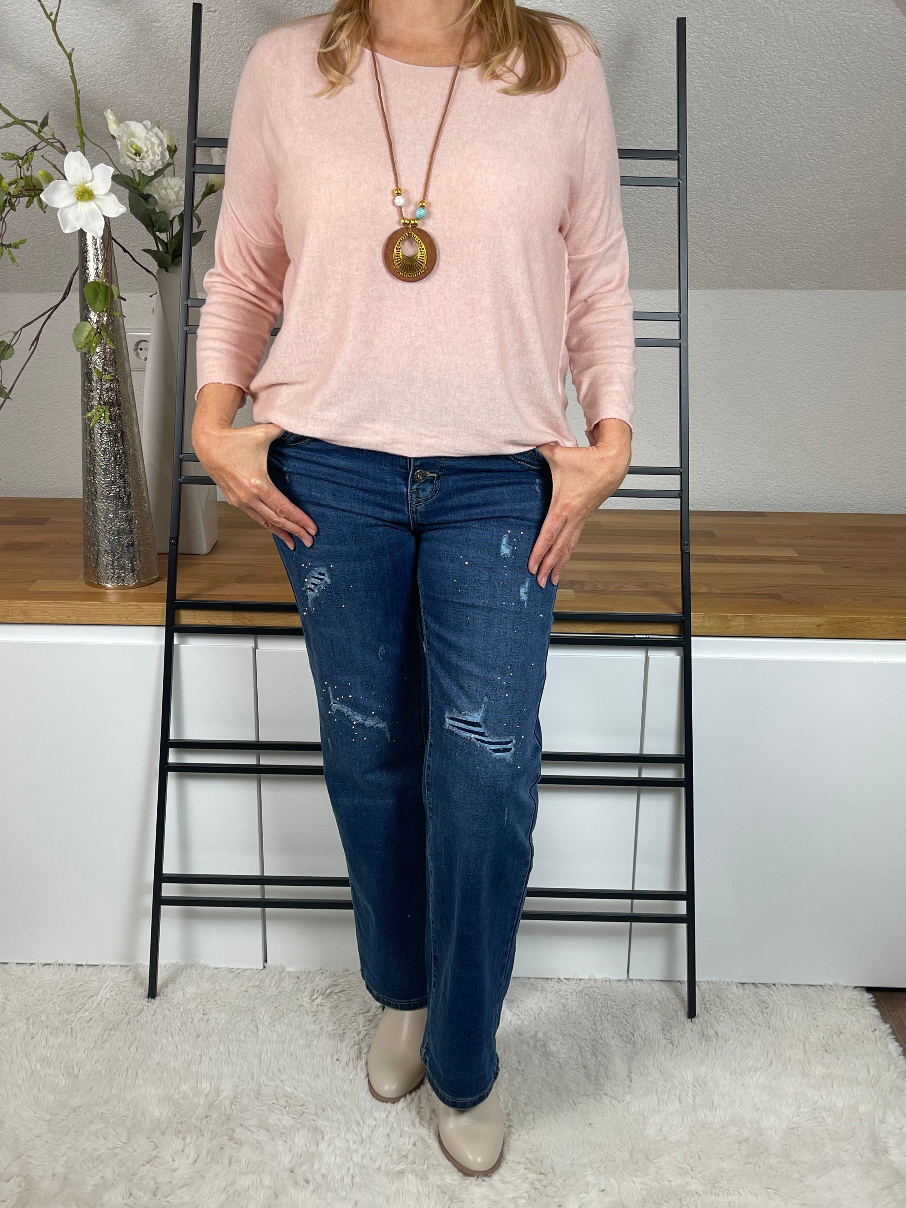 Pullover „Feinstrick - Basic“ Einheitsgrösse Gr. 36 - 44