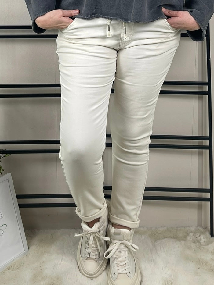 Jeans mit Kordel „Ladylike“ Einheitsgrösse Gr. 36 - 44