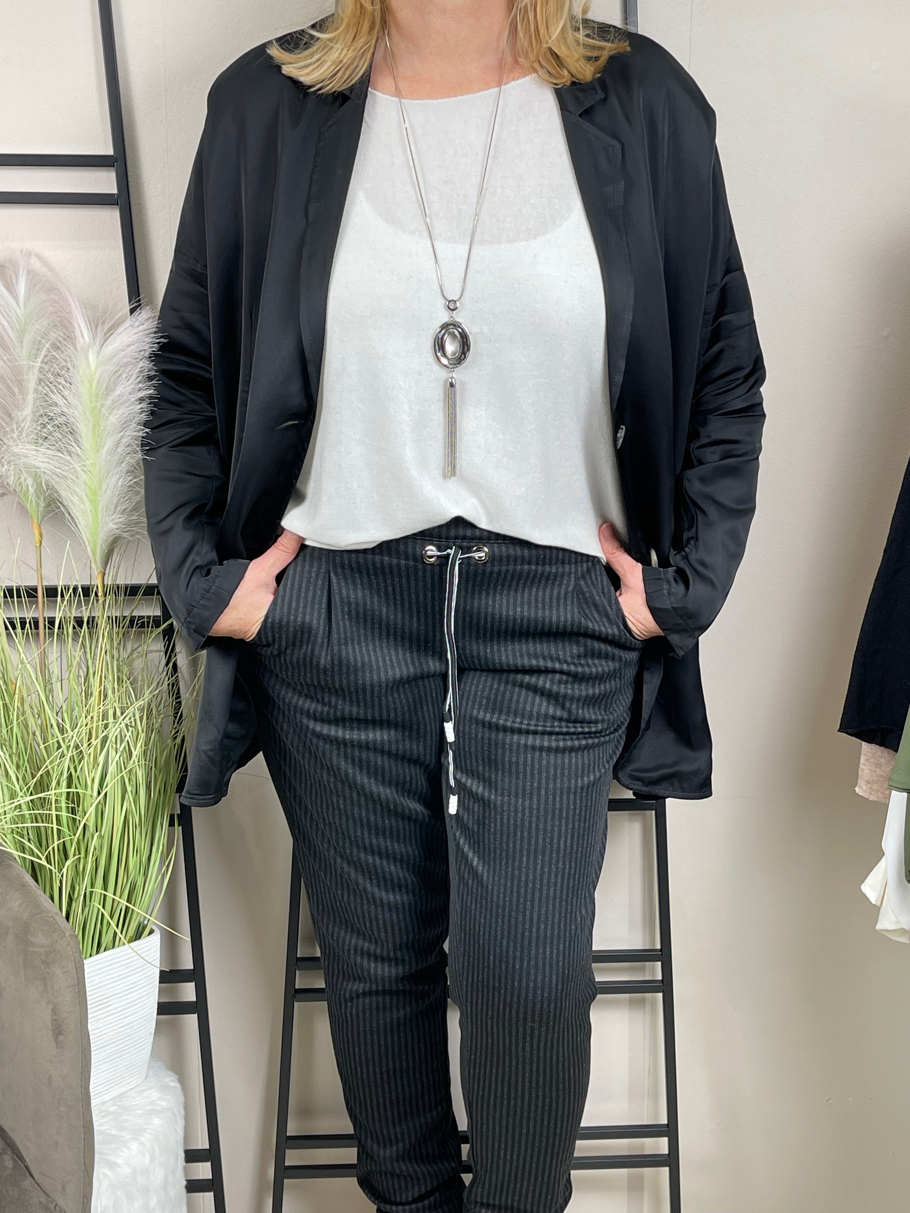 Blazer „Satin“ von „Esvivid“ Einheitsgröße Gr. 36 - 42