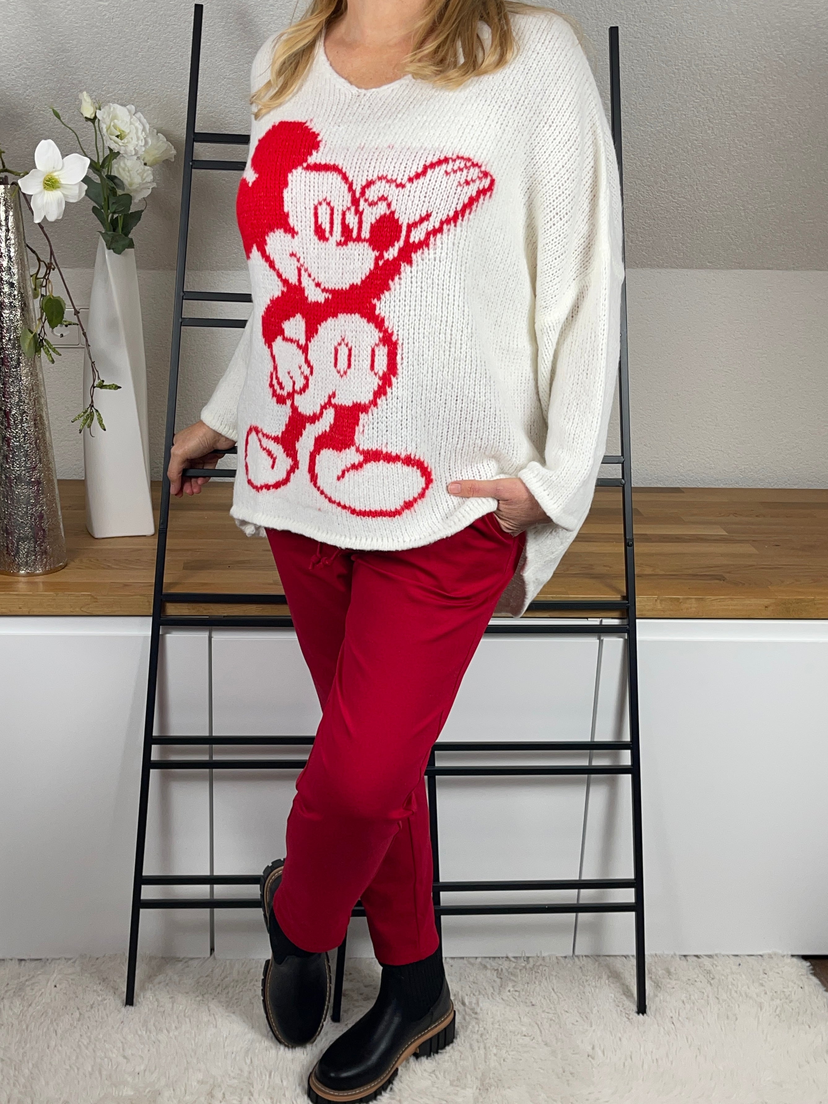 Damen -Pullover „Mickey Mouse“ in 2 Farben