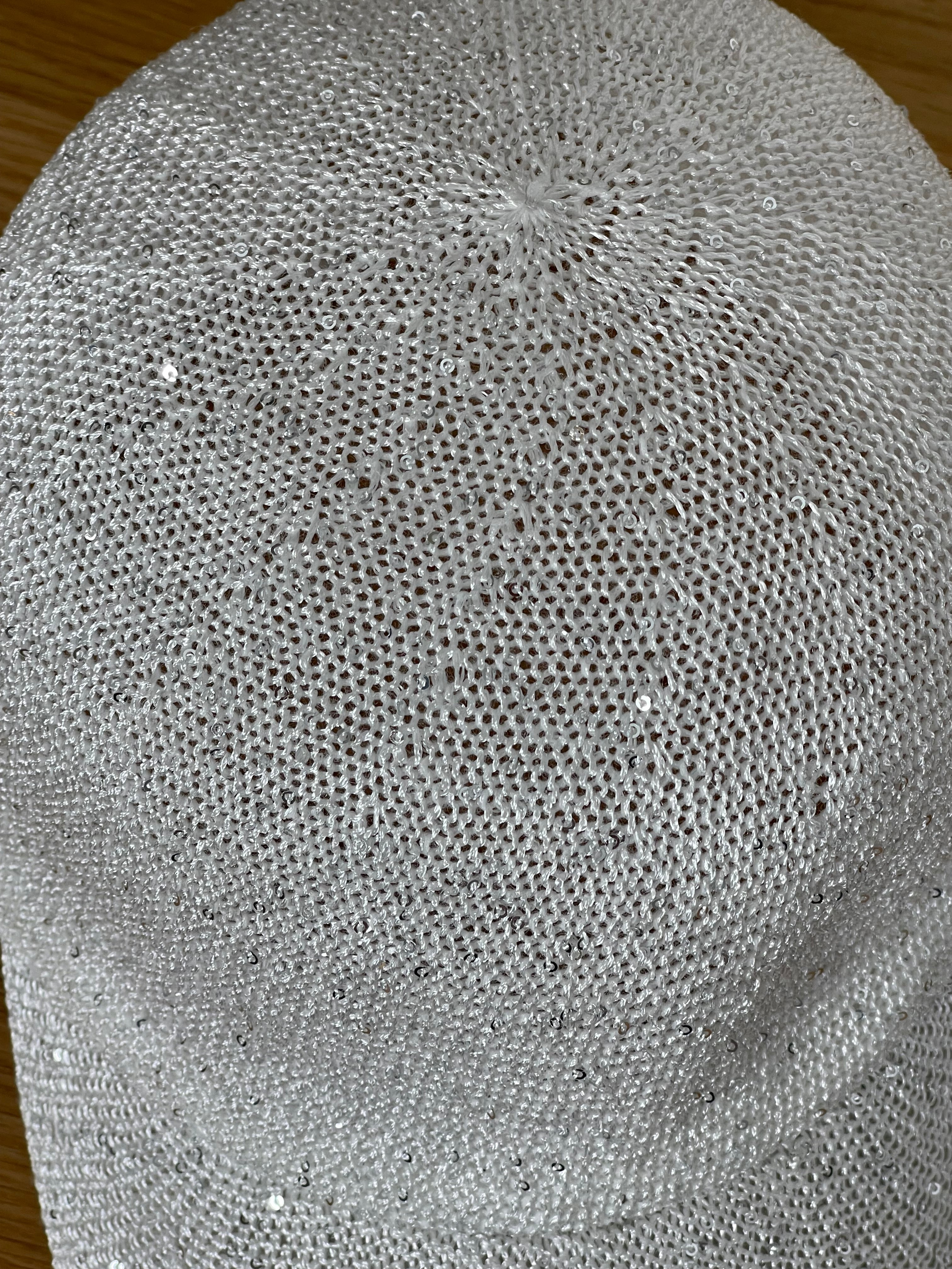 Cap mit Glitzer