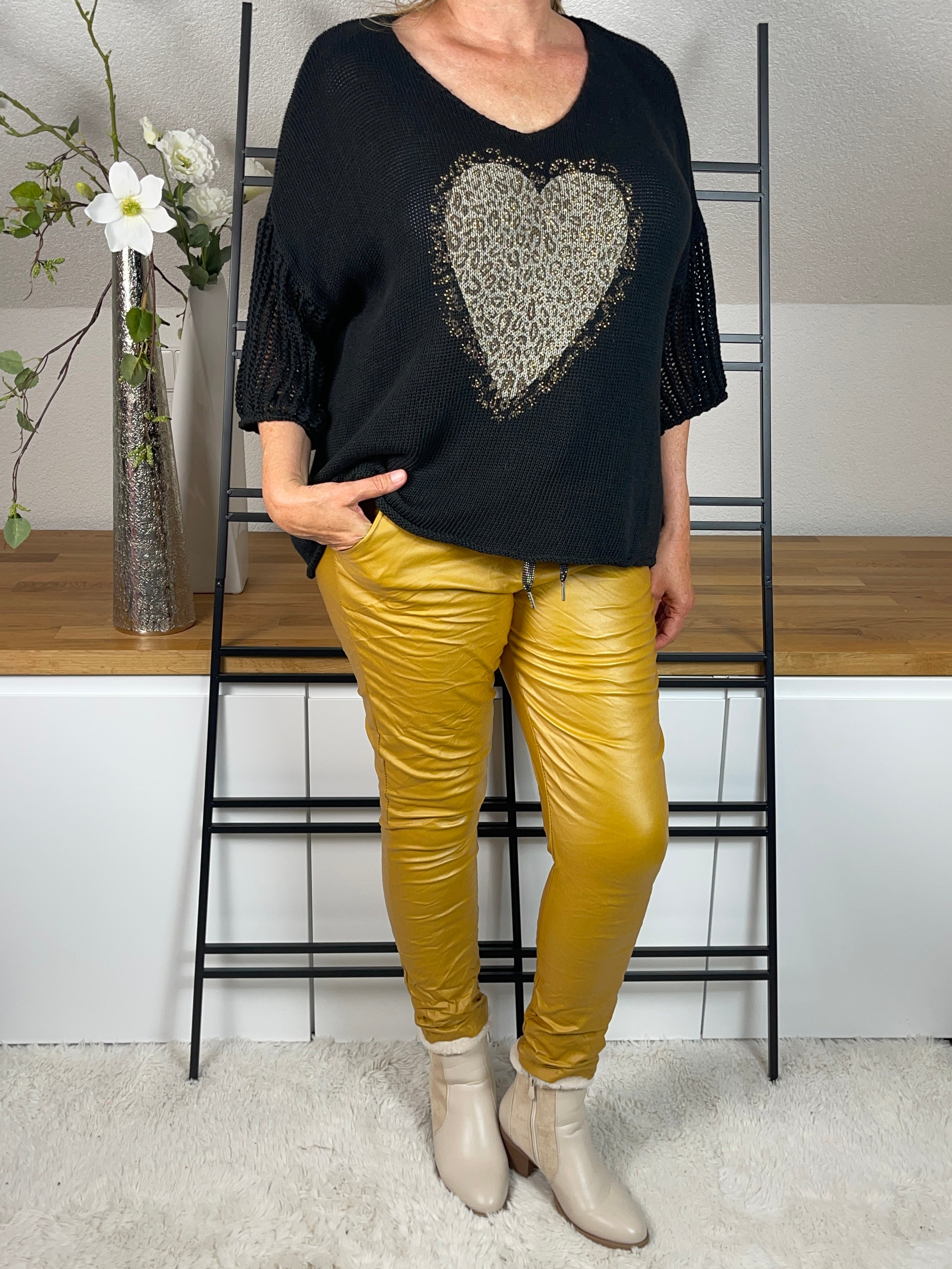 Pullover „Herz“ Einheitsgrösse Gr. 36 - 42/44