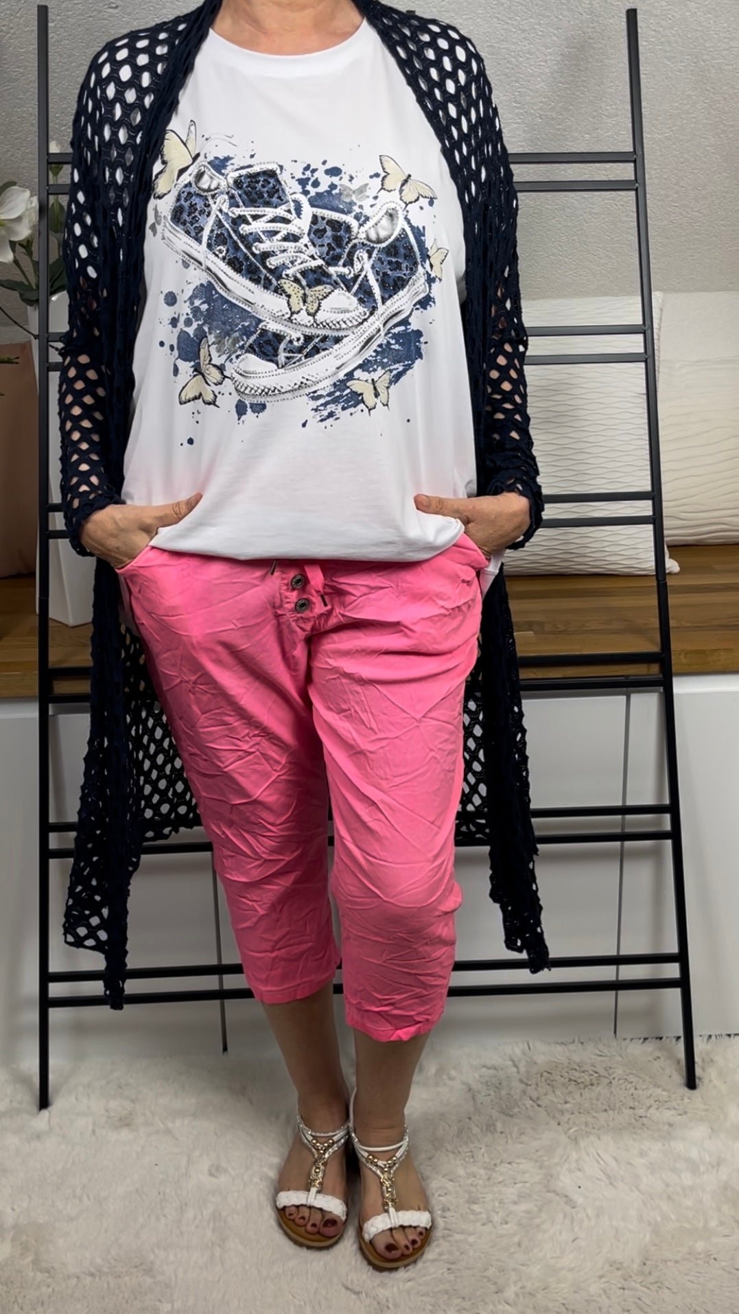 Cardigan „Lochi“ Einheitsgrösse Gr. 36 - 44/46