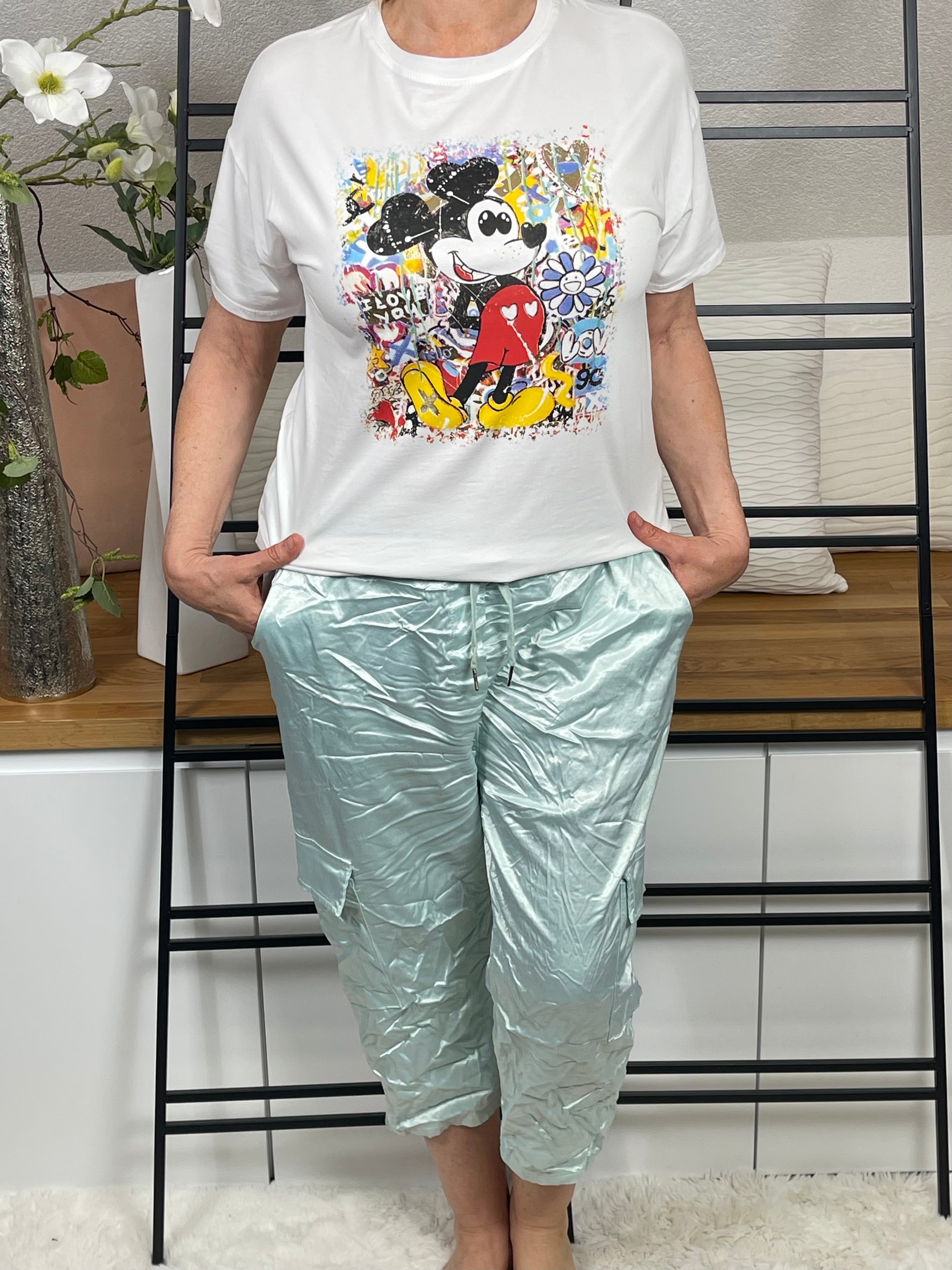 Damen - T - Shirt „Mickey“ Einheitsgrösse Gr. 38 - 42/ 44