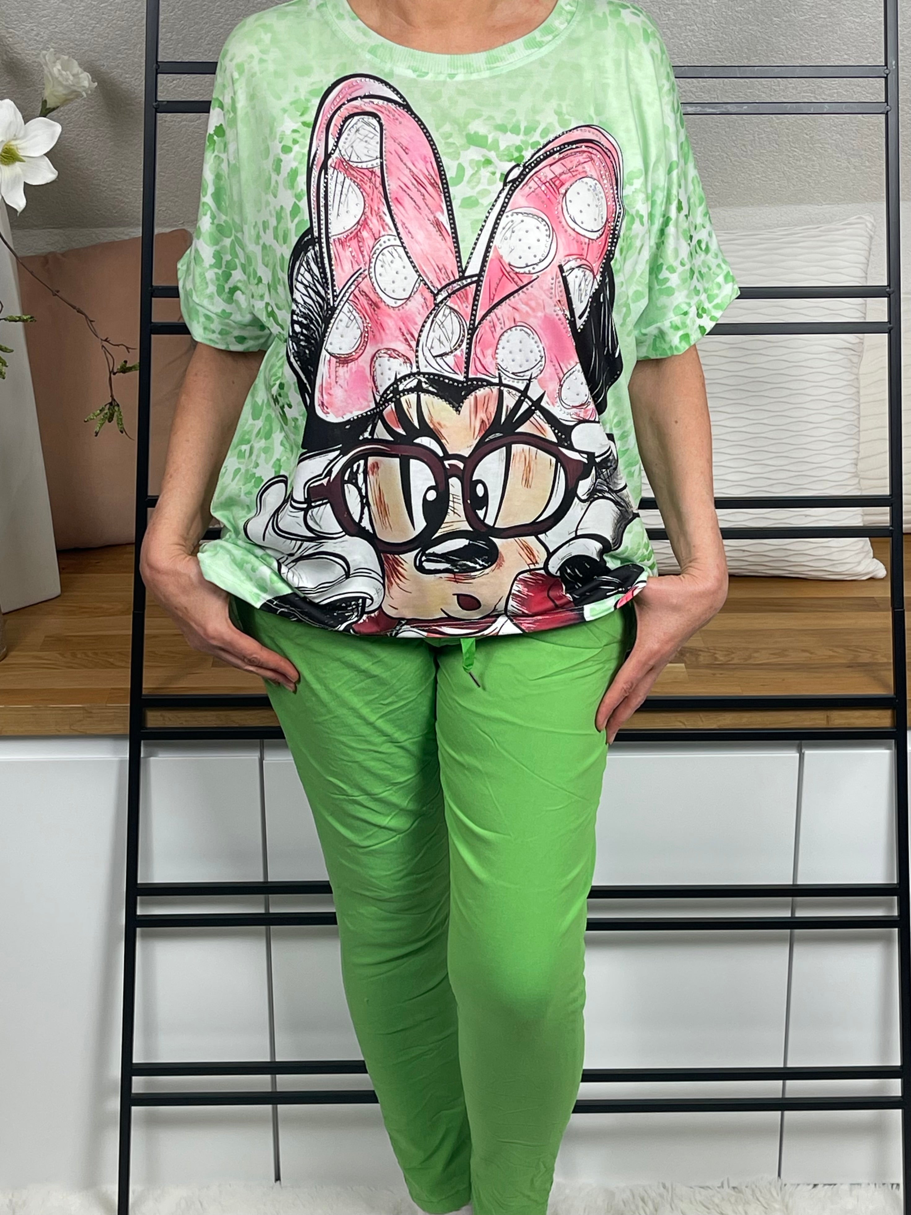 Damen - Tunika - Shirt „Minney“ Einheitsgrösse Gr. 38 - 44/46 in 5 Farben