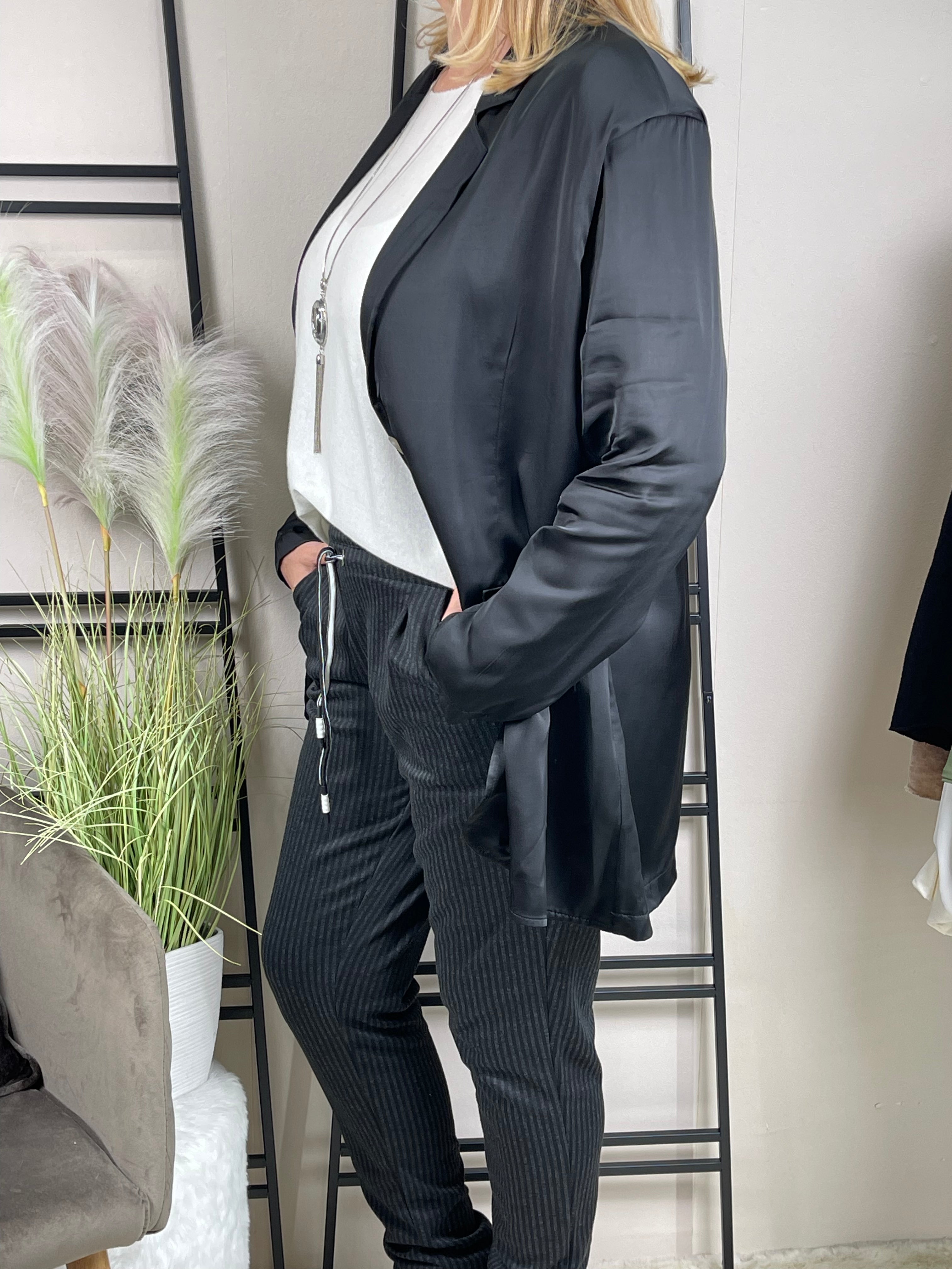 Blazer „Satin“ von „Esvivid“ Einheitsgröße Gr. 36 - 42