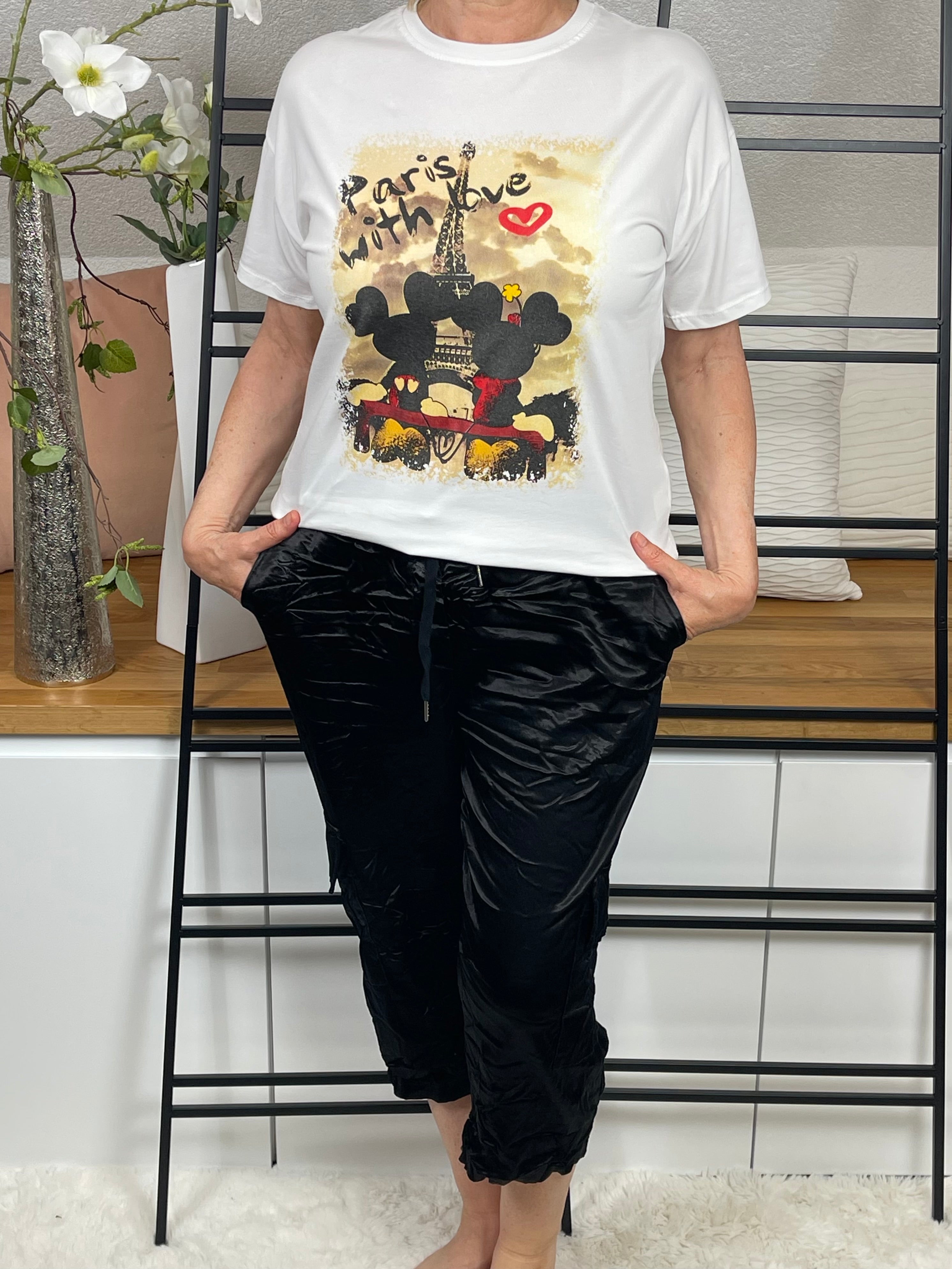 Damen - T - Shirt „Mickey“ Einheitsgrösse Gr. 38 - 42/ 44
