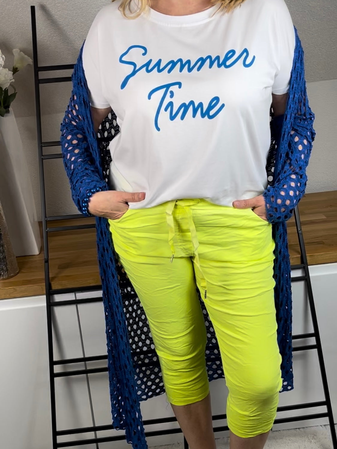 T - Shirt „Summer Time“ Einheitsgrösse Gr. 36 - 44