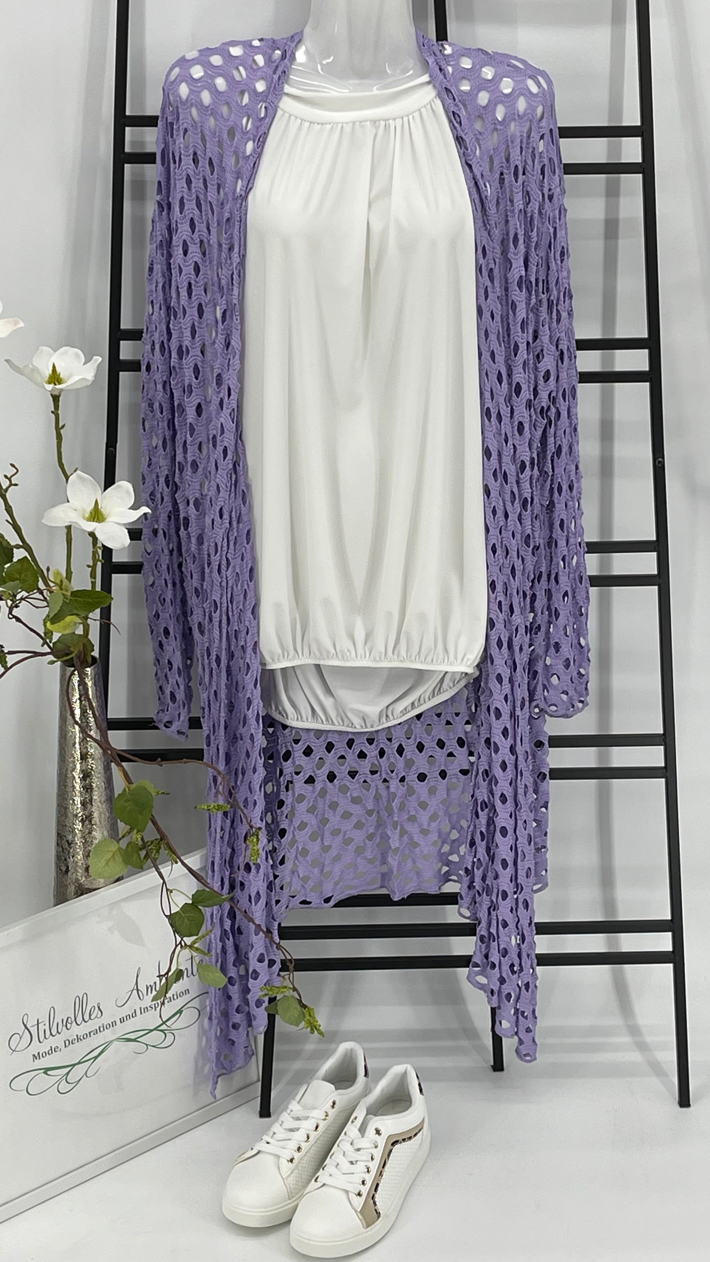 Cardigan „Long“ Einheitsgrösse Gr. 36 - 44/46