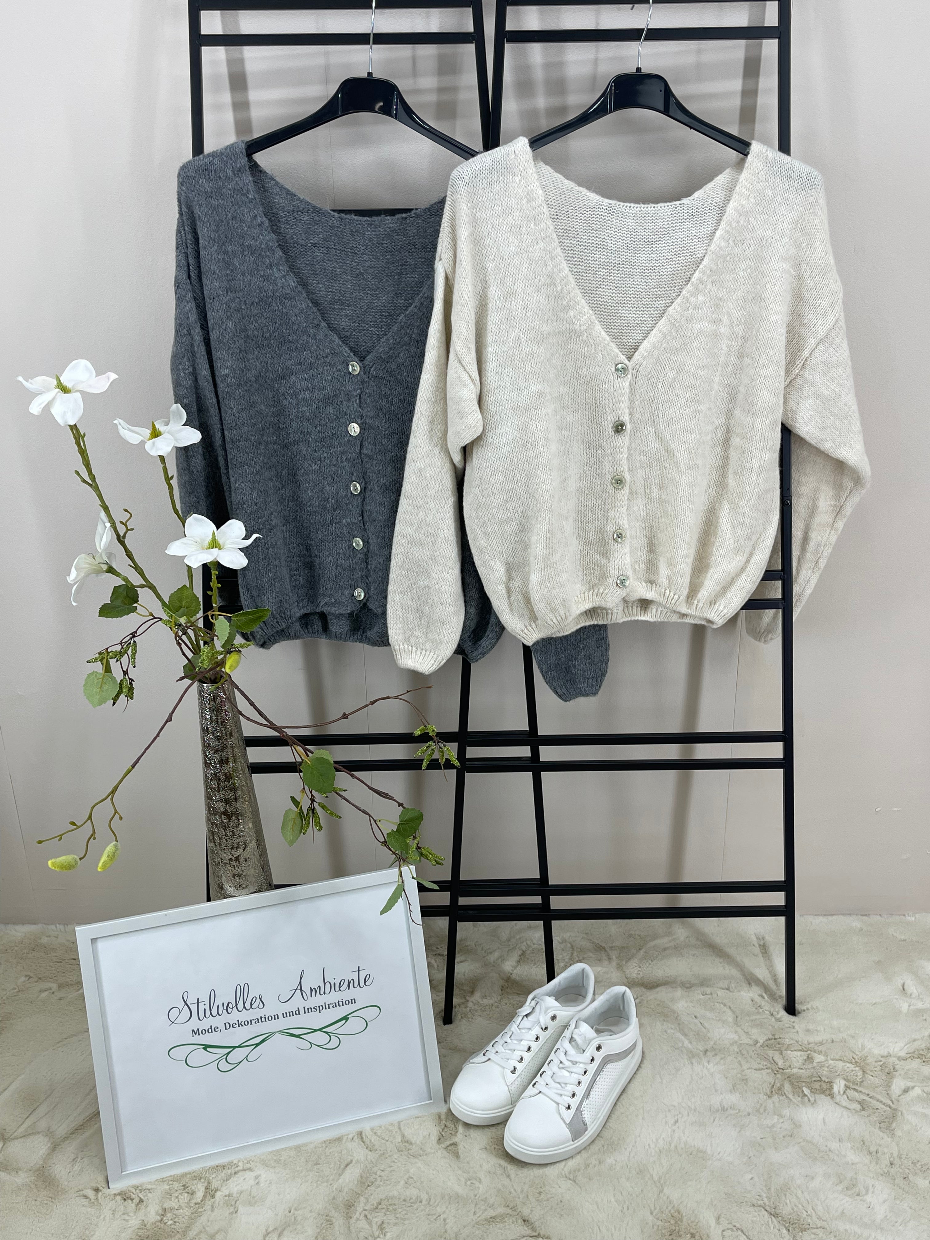 Strickjacke „Wendy“ Einheitsgrösse Gr. 36 - 44