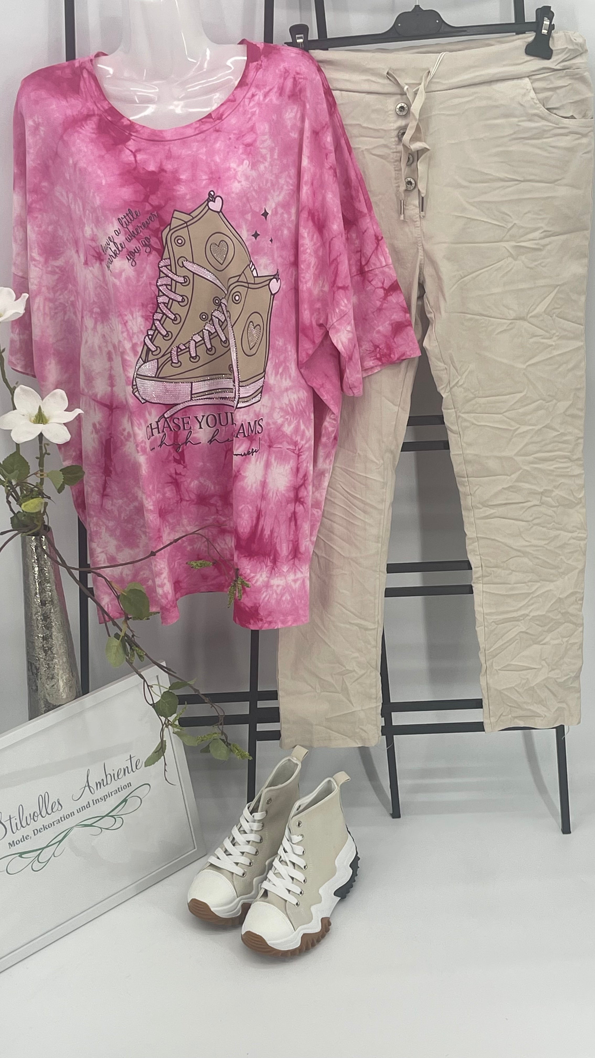 T - Shirt „Sneaker“ von „AC“ Einheitsgrösse Gr. 38 - 48