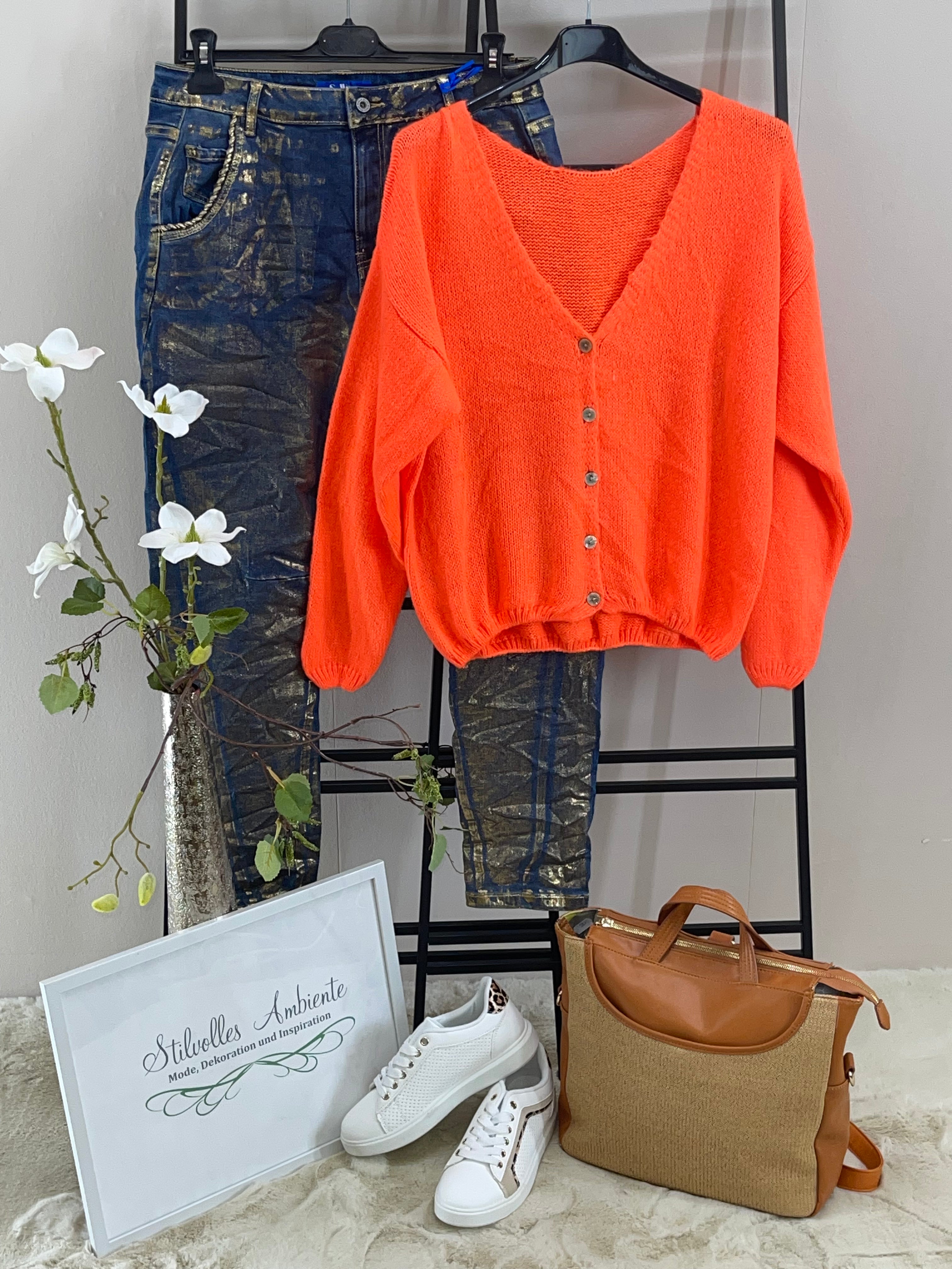 Strickjacke „Wendy“ Einheitsgrösse Gr. 36 - 44