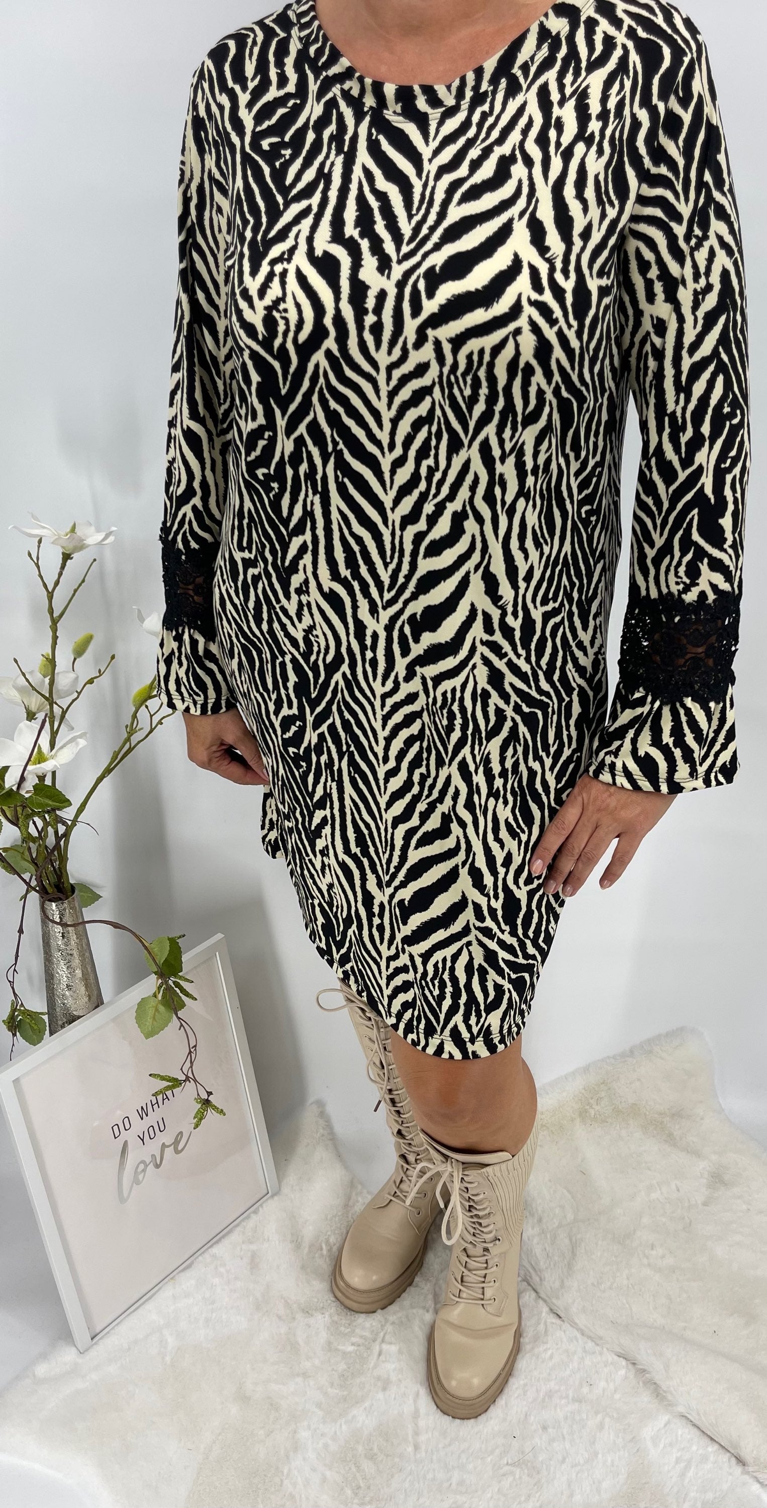Tunika - Kleid Einheitsgrösse Gr. 36 - 44